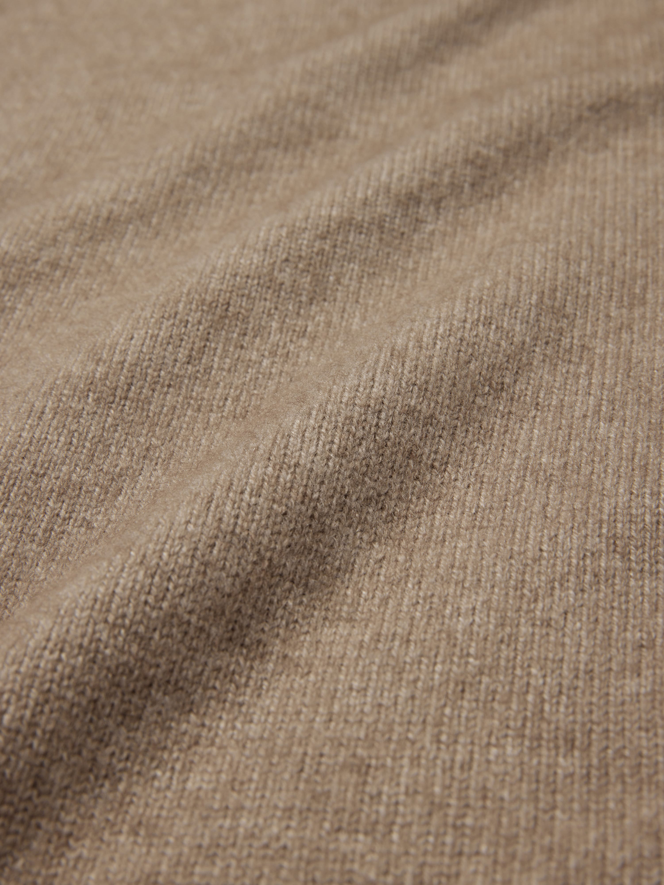 BABY CASHMERE KNIT TURTLE 詳細画像 NATURAL BROWN 5