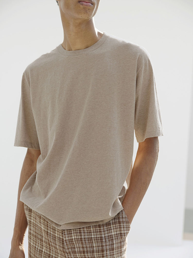 AURALEE SHETLAND WOOL CASHMERE KNIT TEE トップス