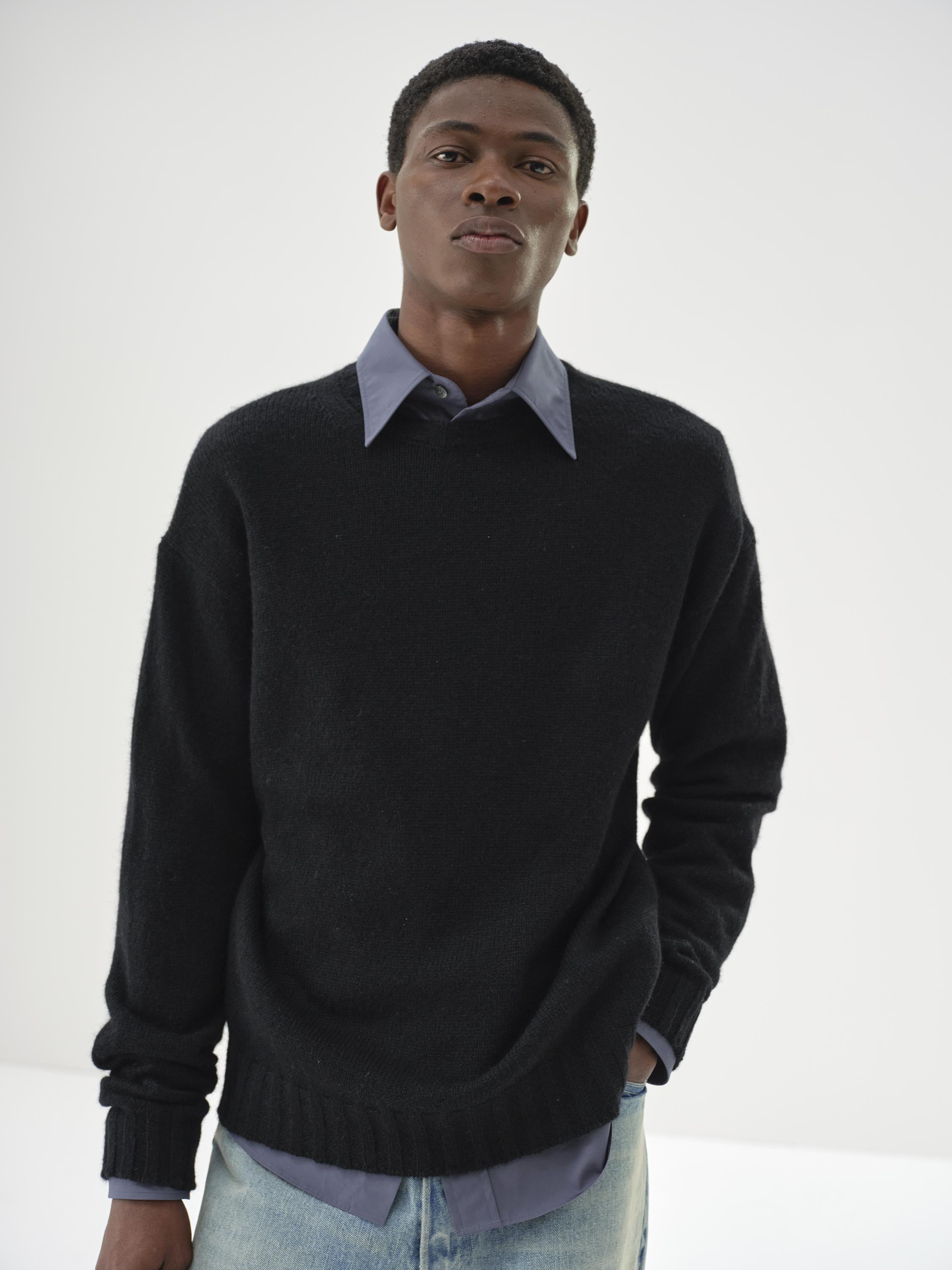 【AURALEE】SHETLAND WOOL CASHMERE KNIT AURALEE SHETLAND WOOL CASHMERE KNIT 5