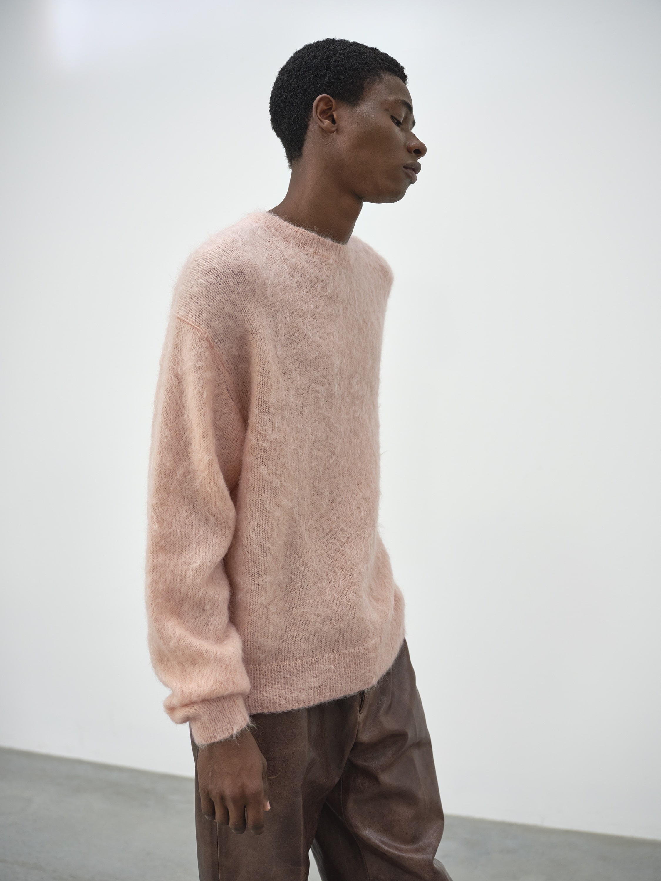 BRUSHED SUPER KID MOHAIR KNIT P/O - AURALEE Official Website