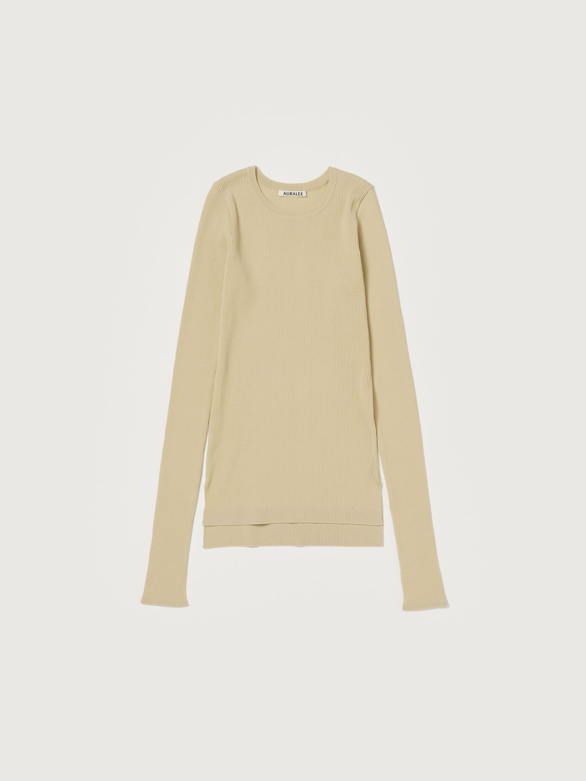 SUPER FINE WOOL HIGH GAUGE RIB KNIT P/O - AURALEE Official Website