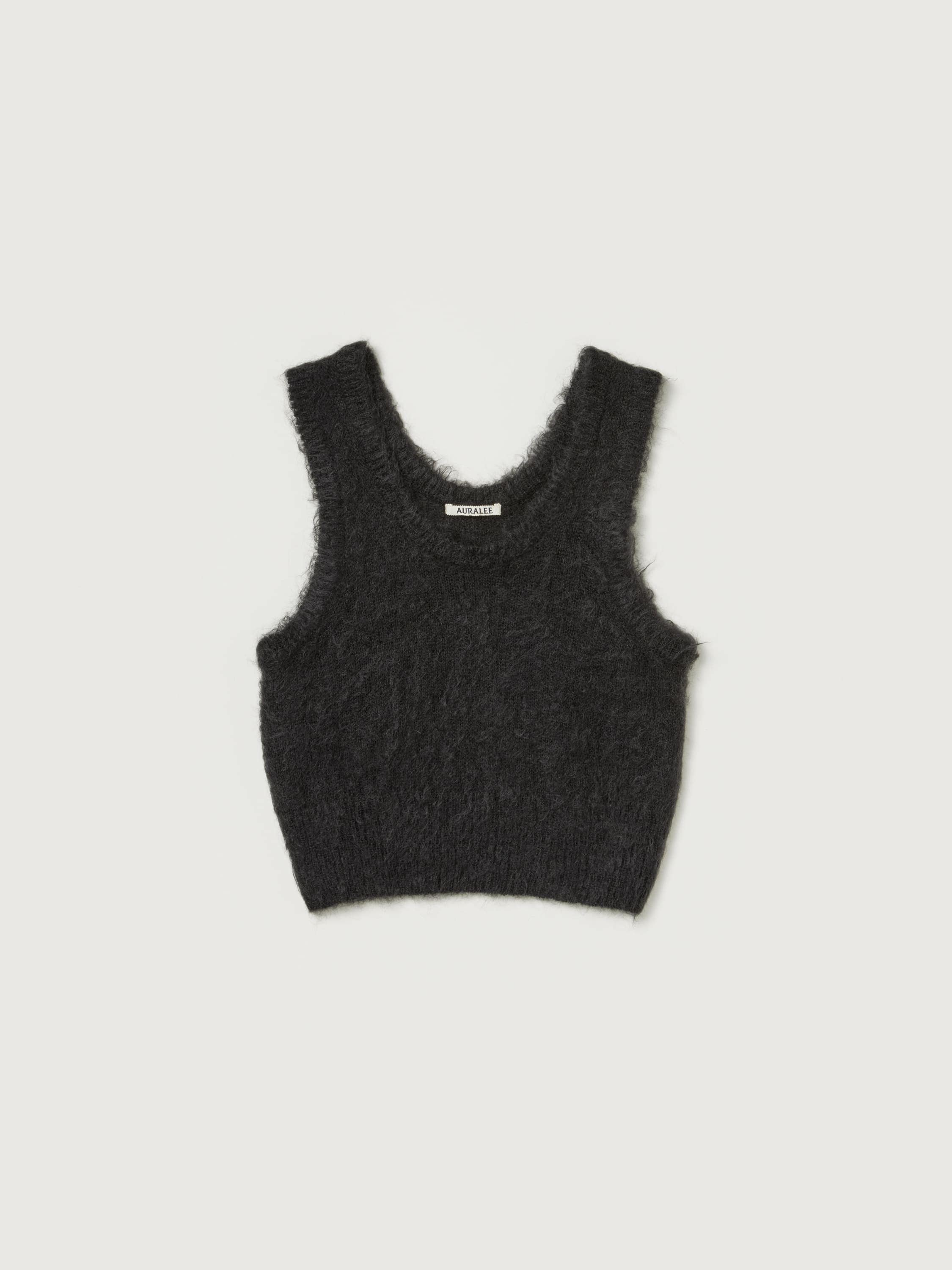 トップス AURALEE BRUSHEDSUPERKID MOHAIR KNIT TANK 今期☆24AW】AURALEE MOHAIR KNIT TANK