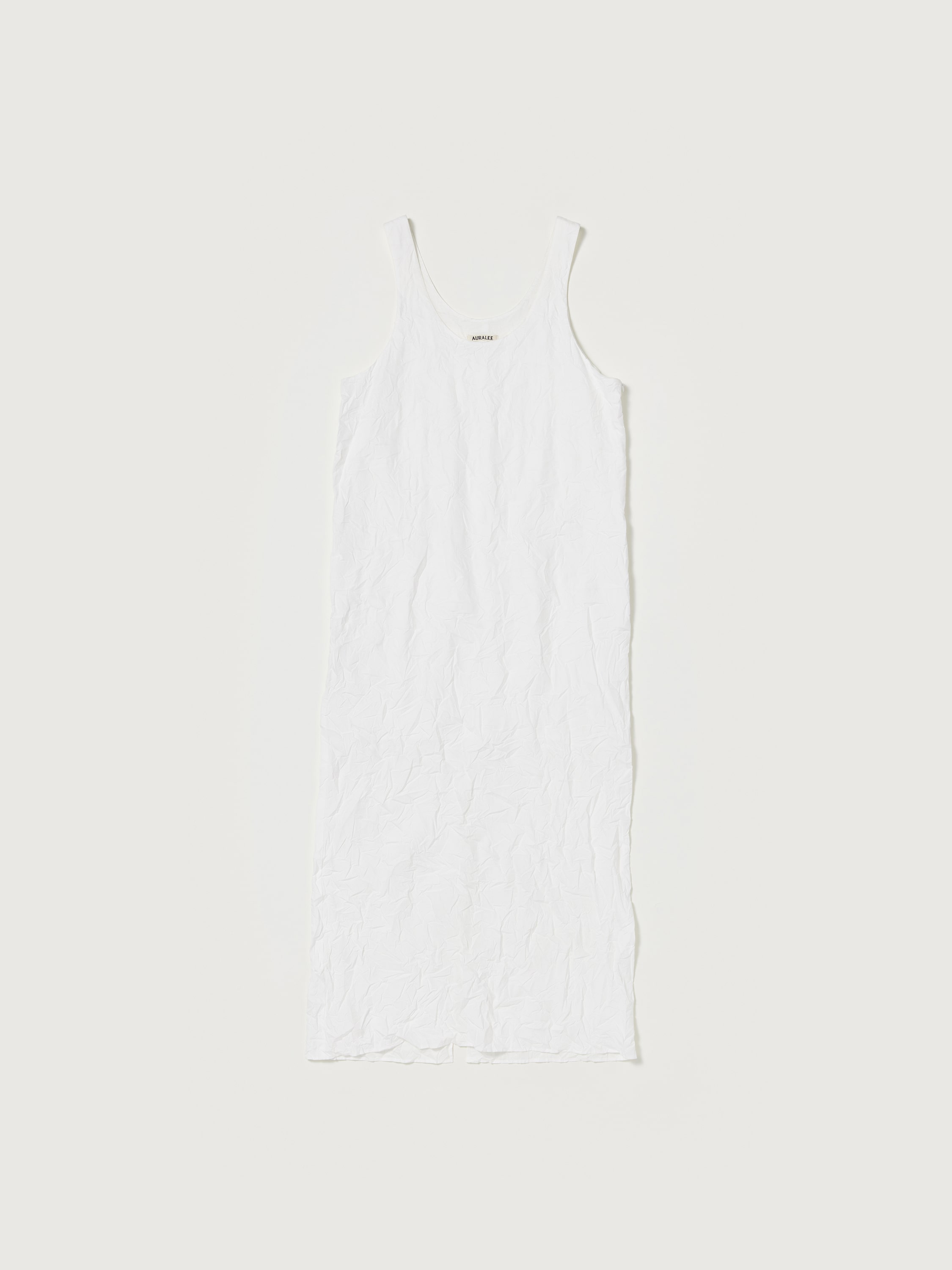 WRINKLED WASHED FINX TWILL DRESS 詳細画像 WHITE 6
