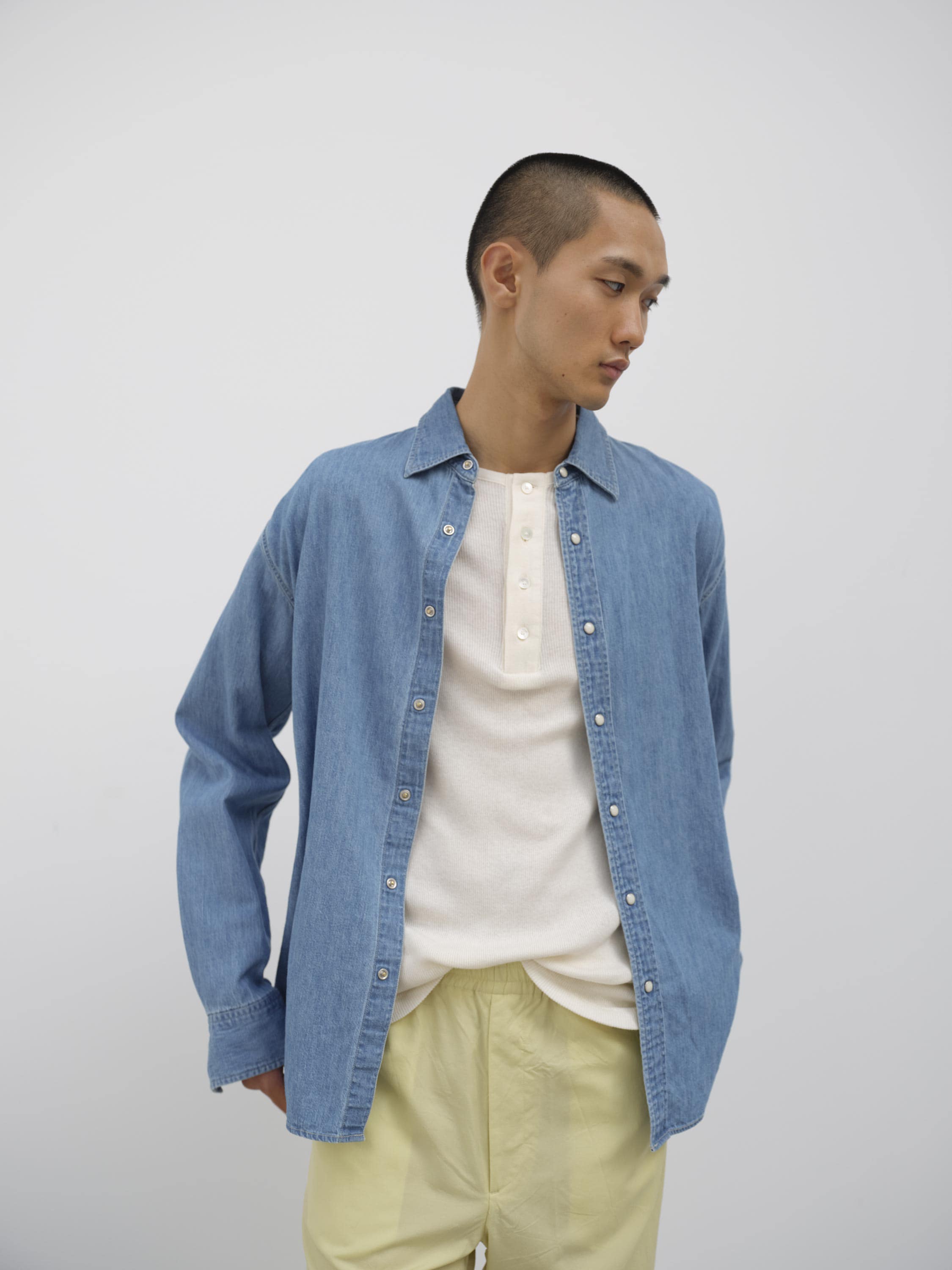 SELVEDGE SUPER LIGHT DENIM SHIRT SELVEDGE SUPER LIGHT DENIM SHIRT