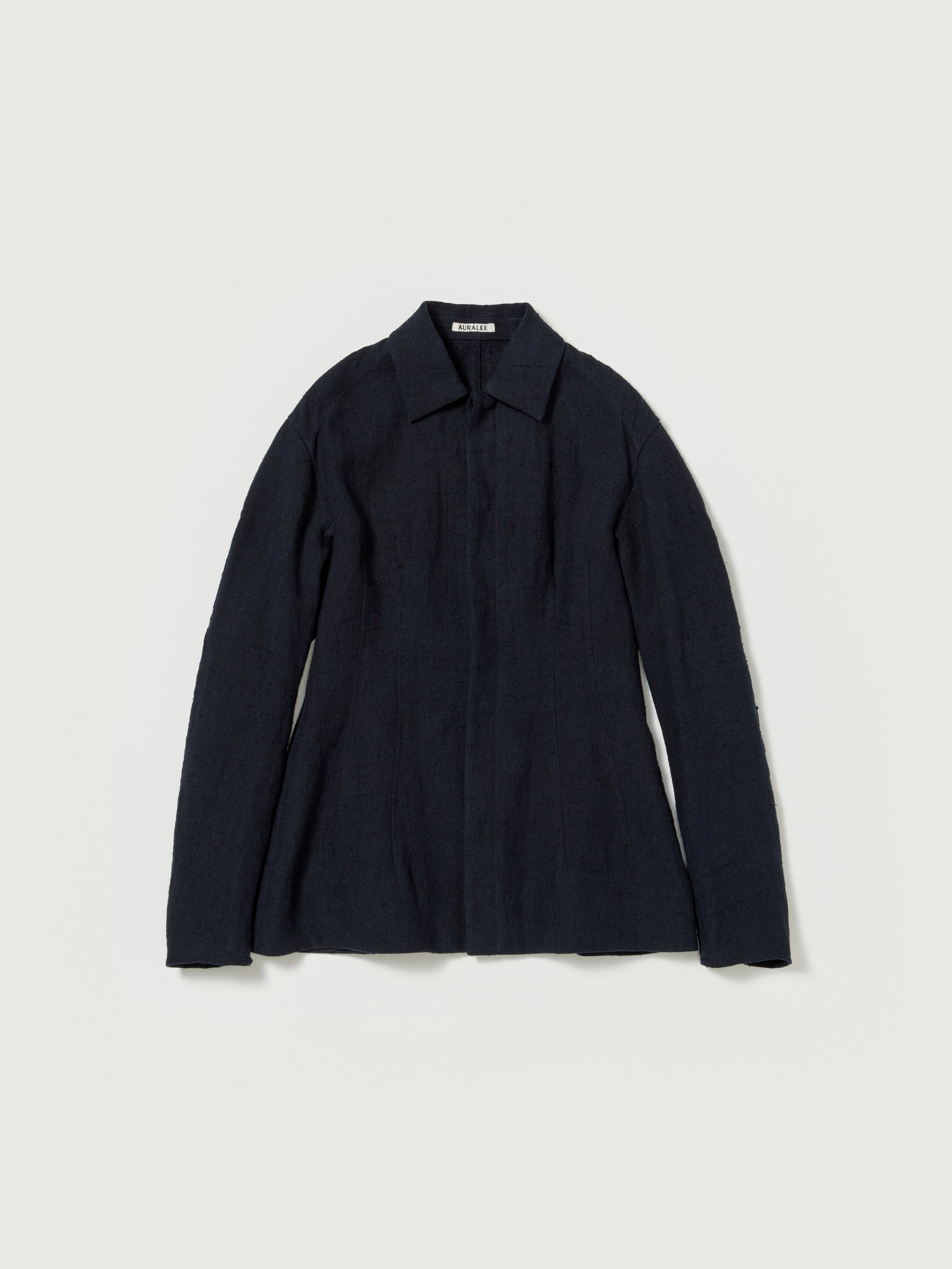 LINEN SILK TWEED BLOUSON 詳細画像 DARK NAVY 1