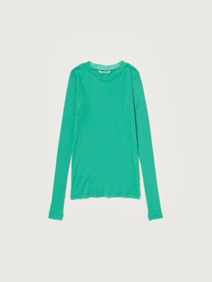 SUPER HIGH GAUGE SHEER RIB L/S TEE