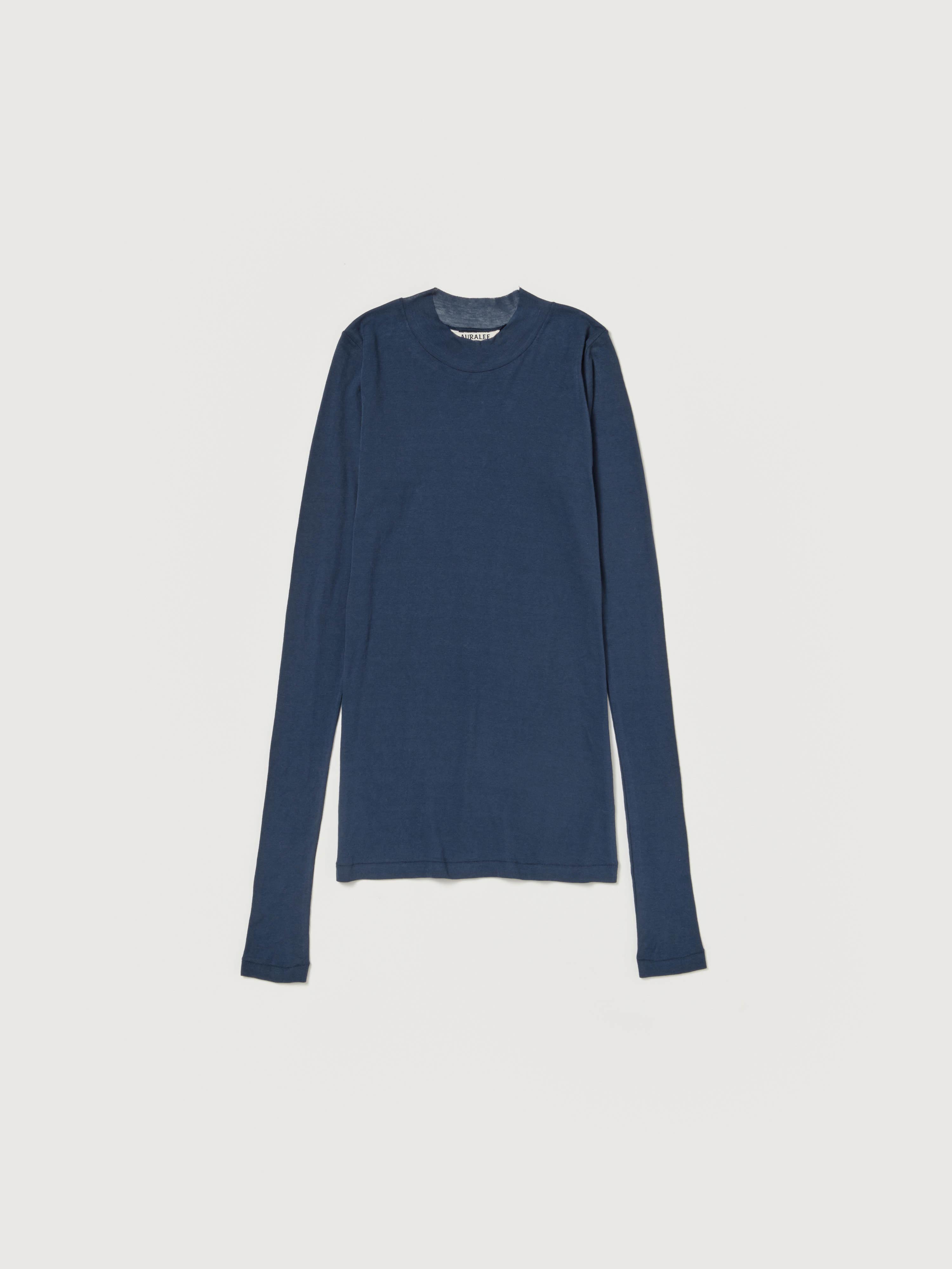 SUPER HIGH GAUGE SHEER RIB L/S TEE 詳細画像 NAVY 1
