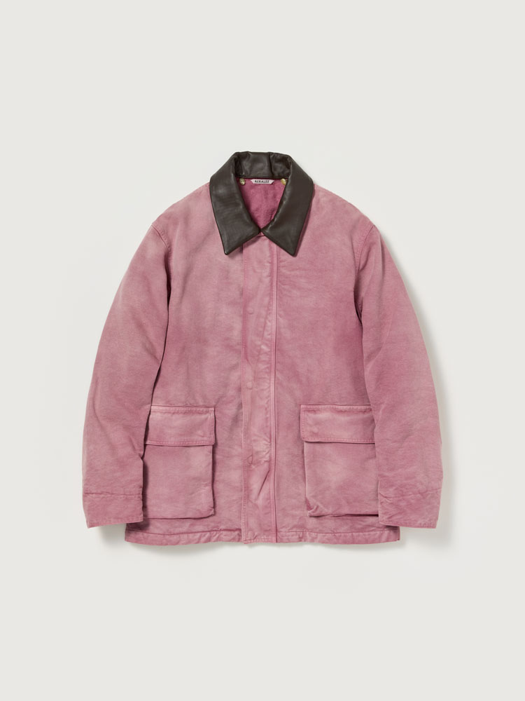 PRODUCT DYED ORGANIC COTTON DUCK BLOUSON