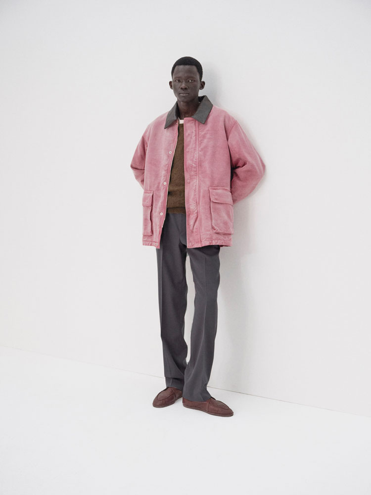 PRODUCT DYED ORGANIC COTTON DUCK BLOUSON - AURALEE Official Website