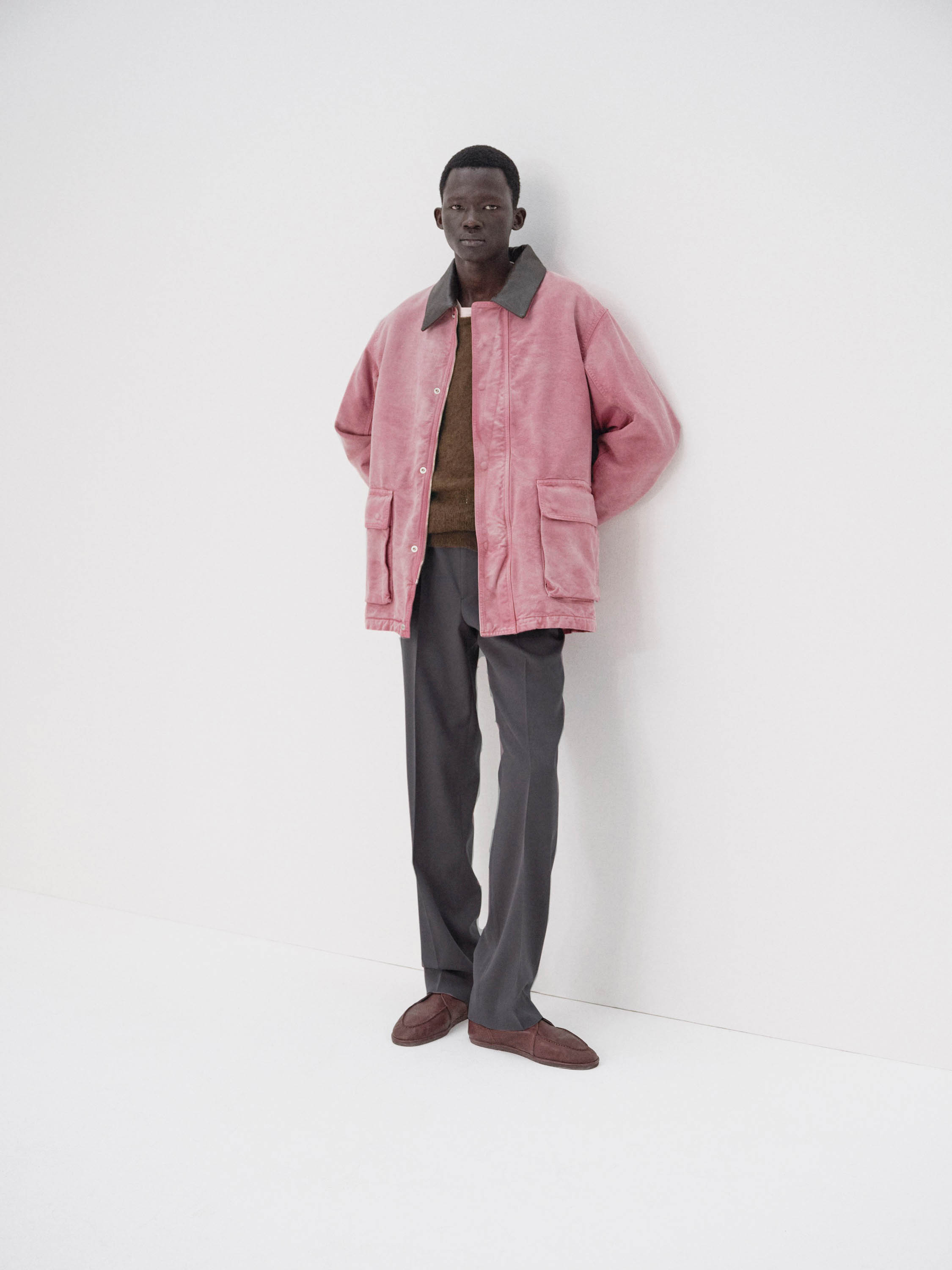 PRODUCT DYED ORGANIC COTTON DUCK BLOUSON 詳細画像 FADED BURGUNDY 1