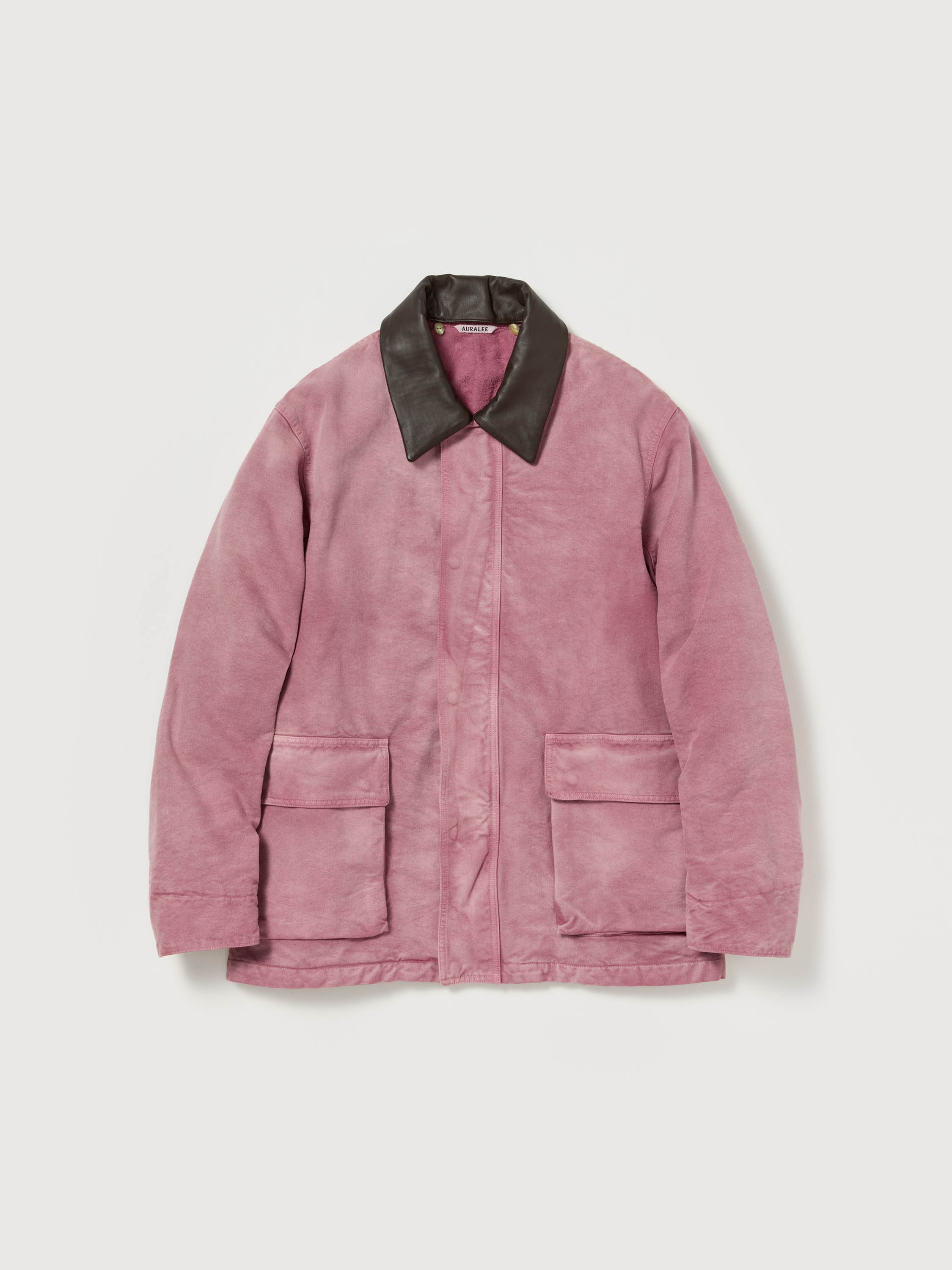 PRODUCT DYED ORGANIC COTTON DUCK BLOUSON 詳細画像 FADED BURGUNDY 5