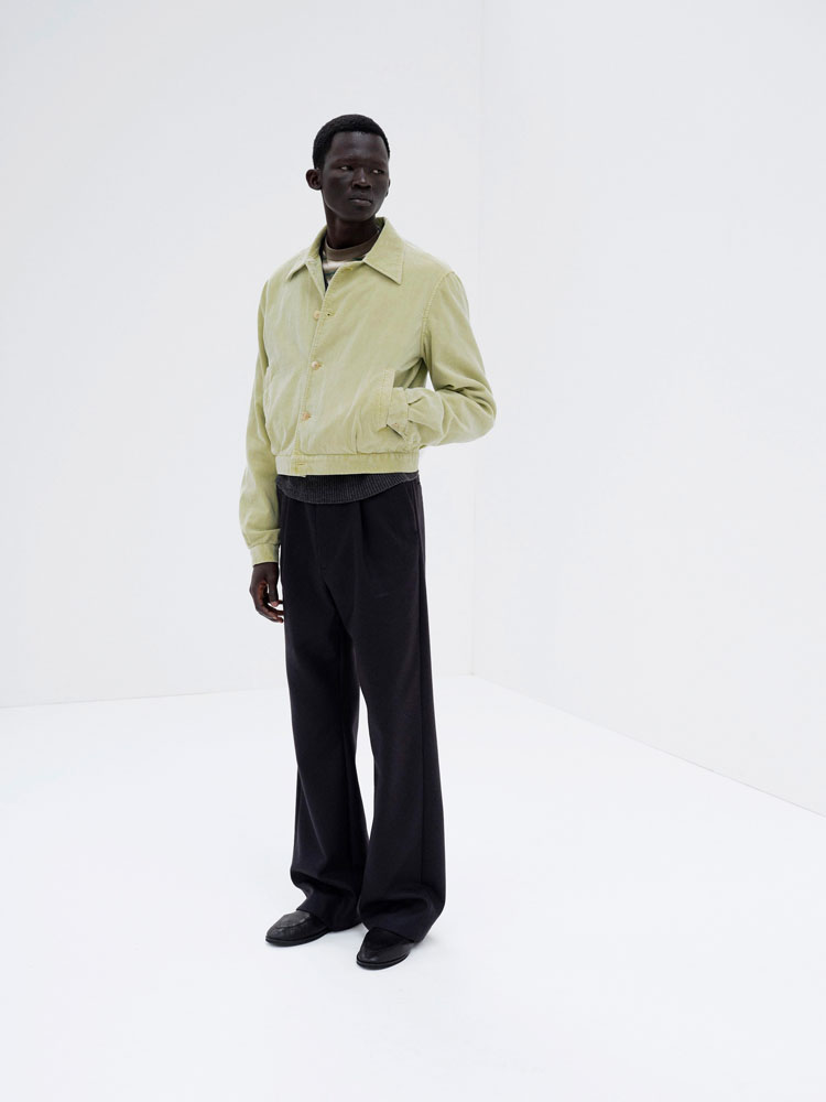 PIGMENT DYED FINX CORDUROY BLOUSON