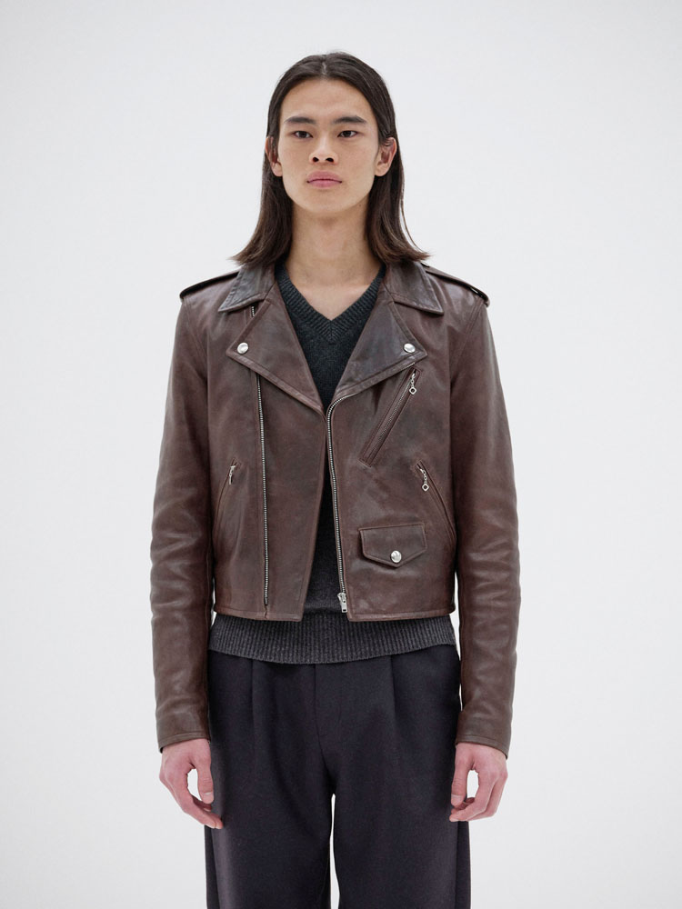 ジャケット・アウター AURALEE 25AW LAMB LEATHER RIDERS JACKET LAMB LEATHER RIDERS JACKET - AURALEE Official Website