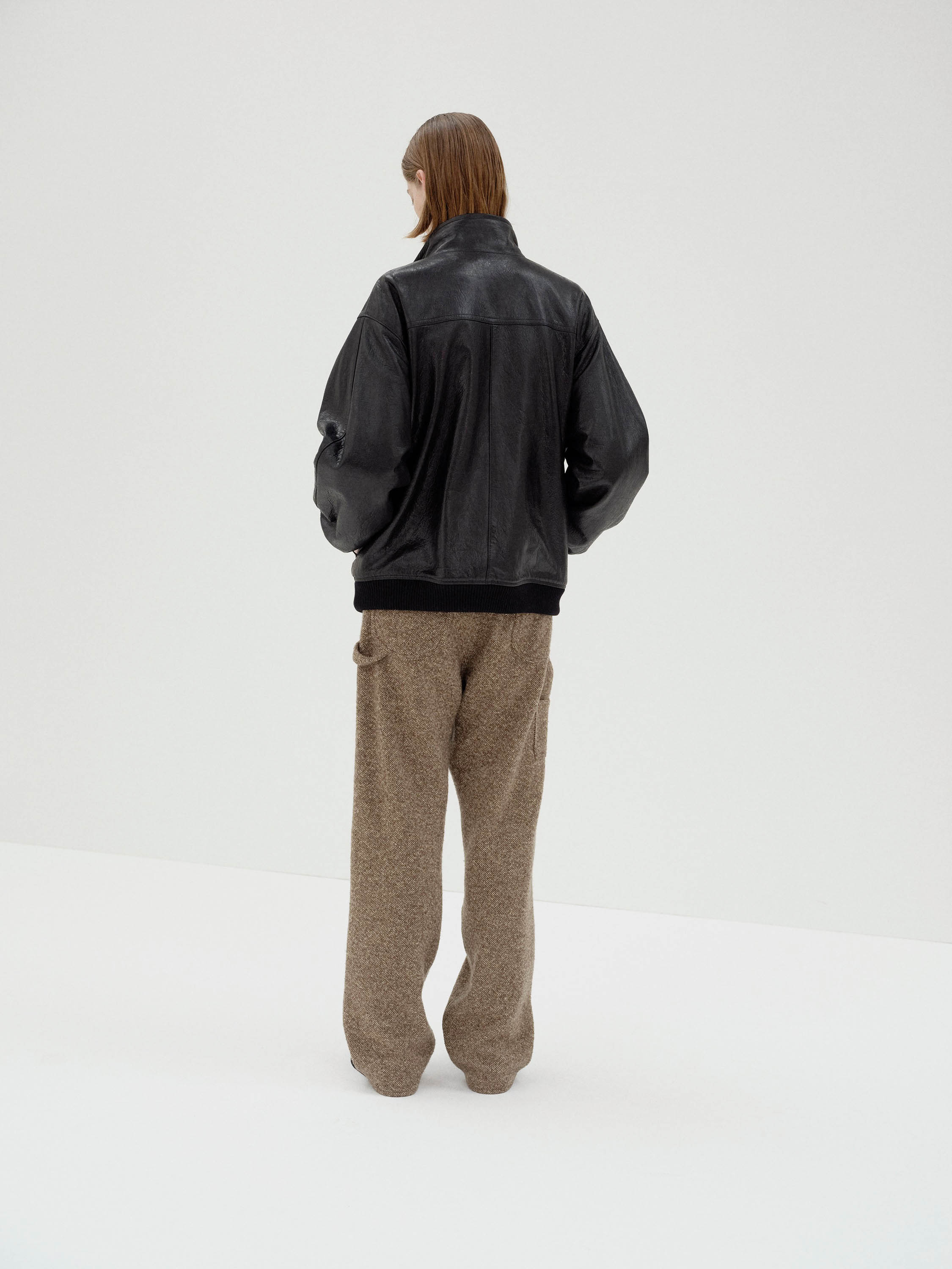 LAMB LEATHER ZIP BLOUSON 詳細画像 BLACK 6