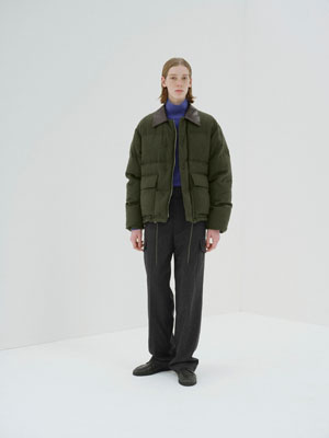 BABY CAMEL FLANNEL DOWN BLOUSON