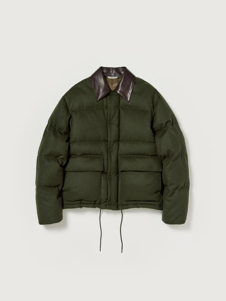 BABY CAMEL FLANNEL DOWN BLOUSON