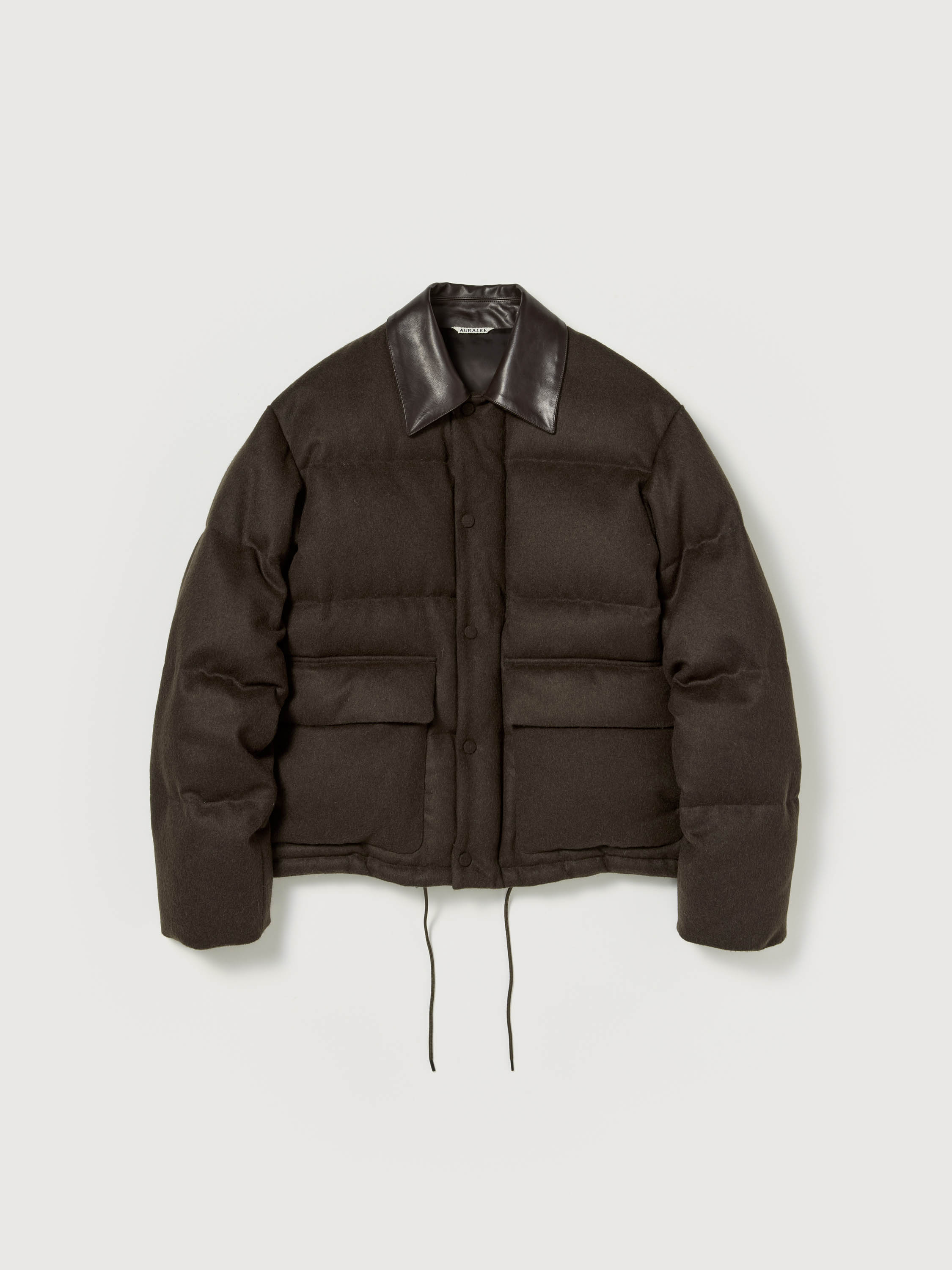 BABY CAMEL FLANNEL DOWN BLOUSON 詳細画像 DARK BROWN 1