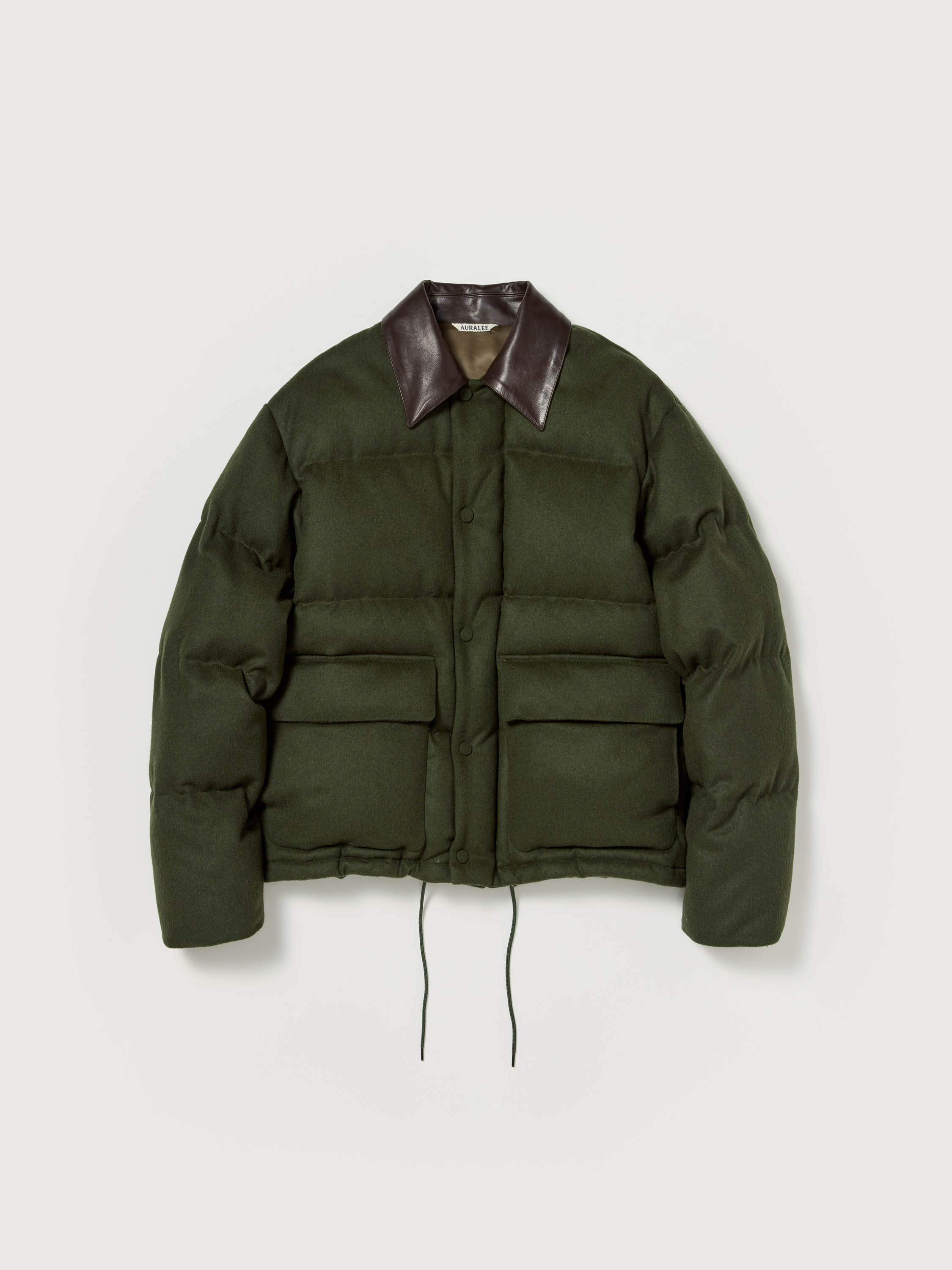 BABY CAMEL FLANNEL DOWN BLOUSON 詳細画像 DARK OLIVE 5