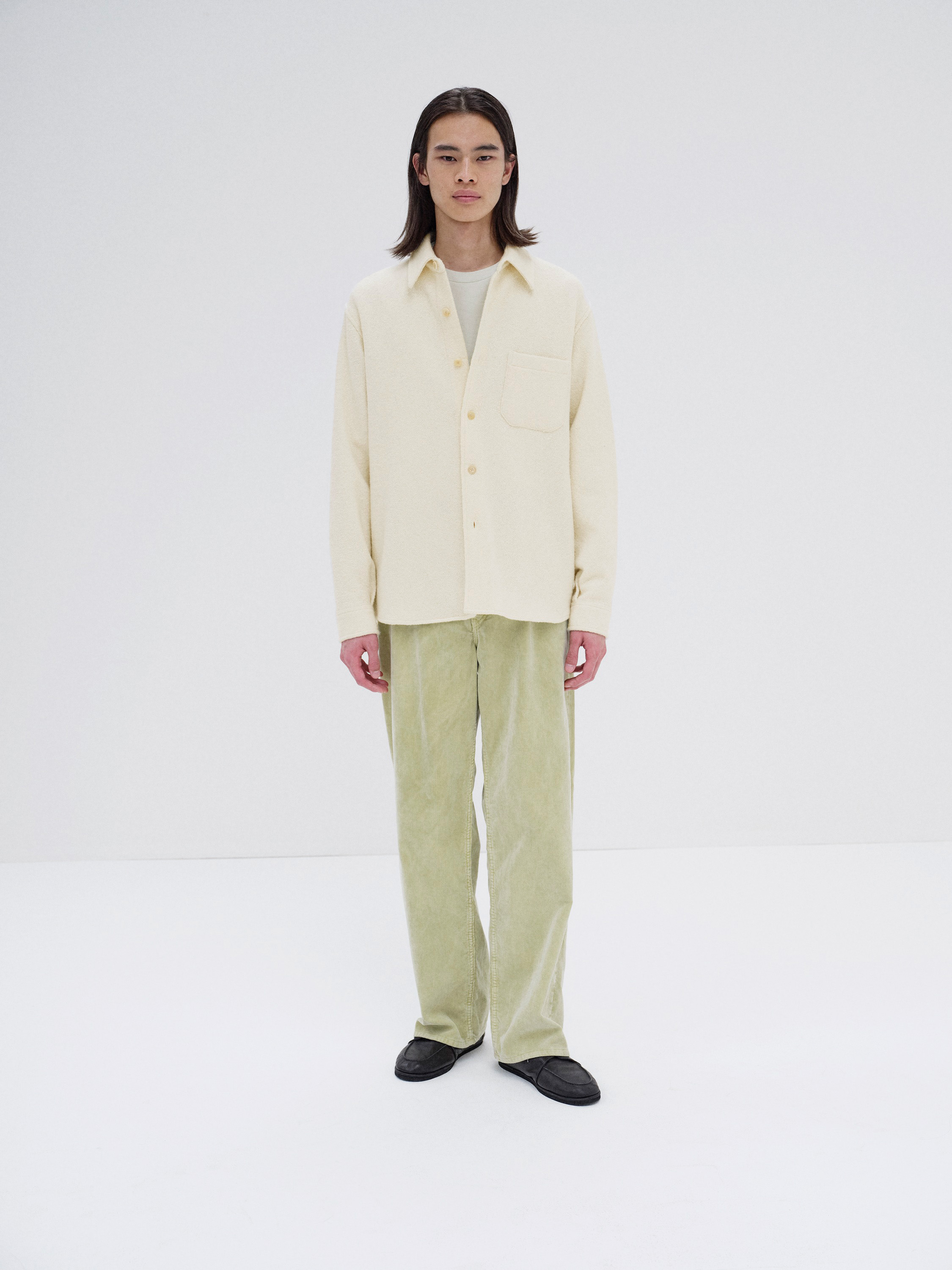 HOMESPUN TWEED  SHIRT BLOUSON 詳細画像 IVORY WHITE 2
