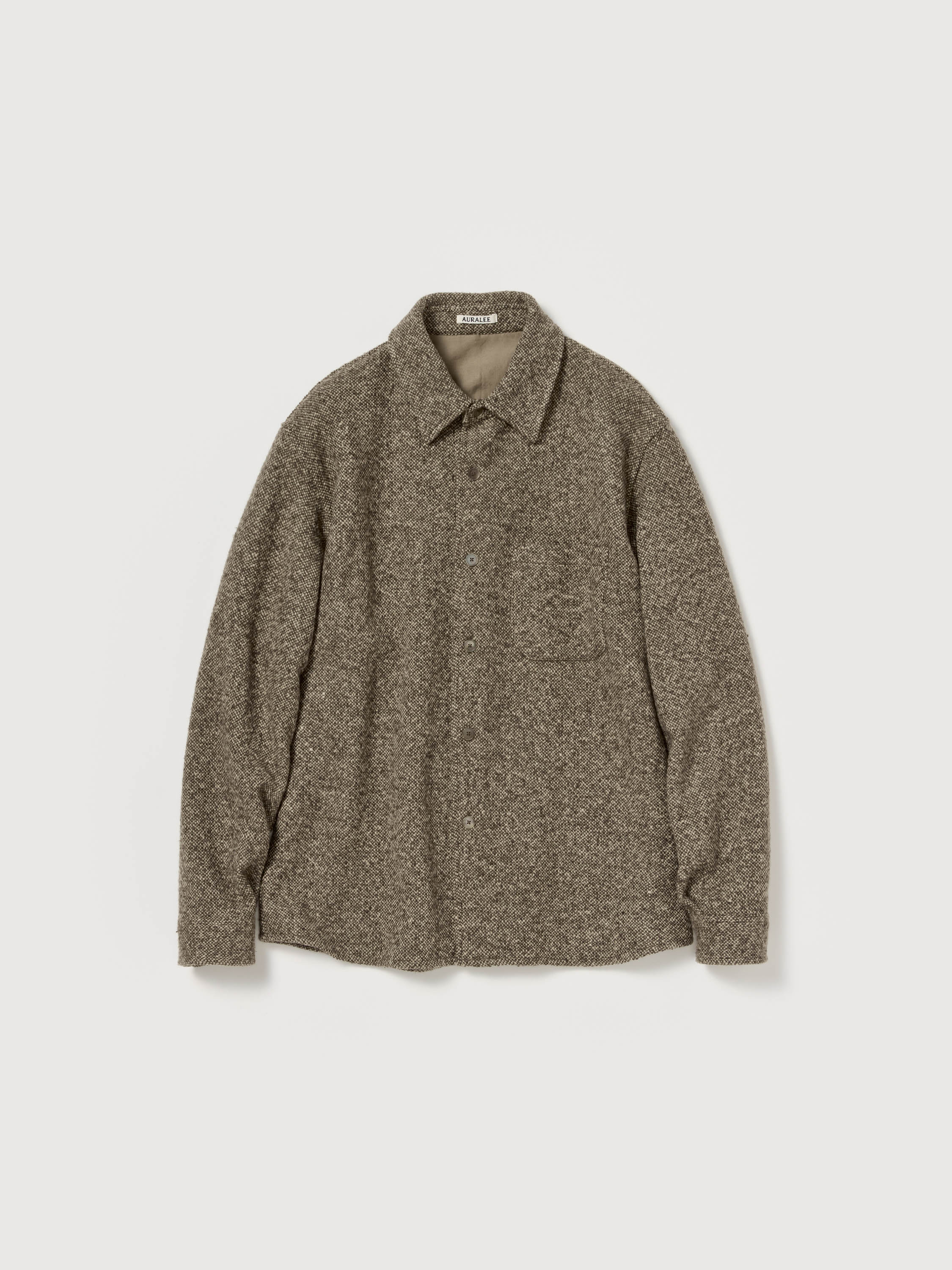 HOMESPUN TWEED  SHIRT BLOUSON 詳細画像 BROWN 1