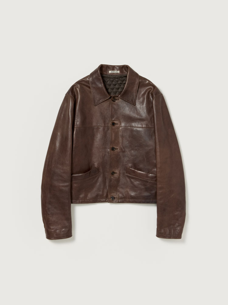 HEAVY LAMB LEATHER BLOUSON