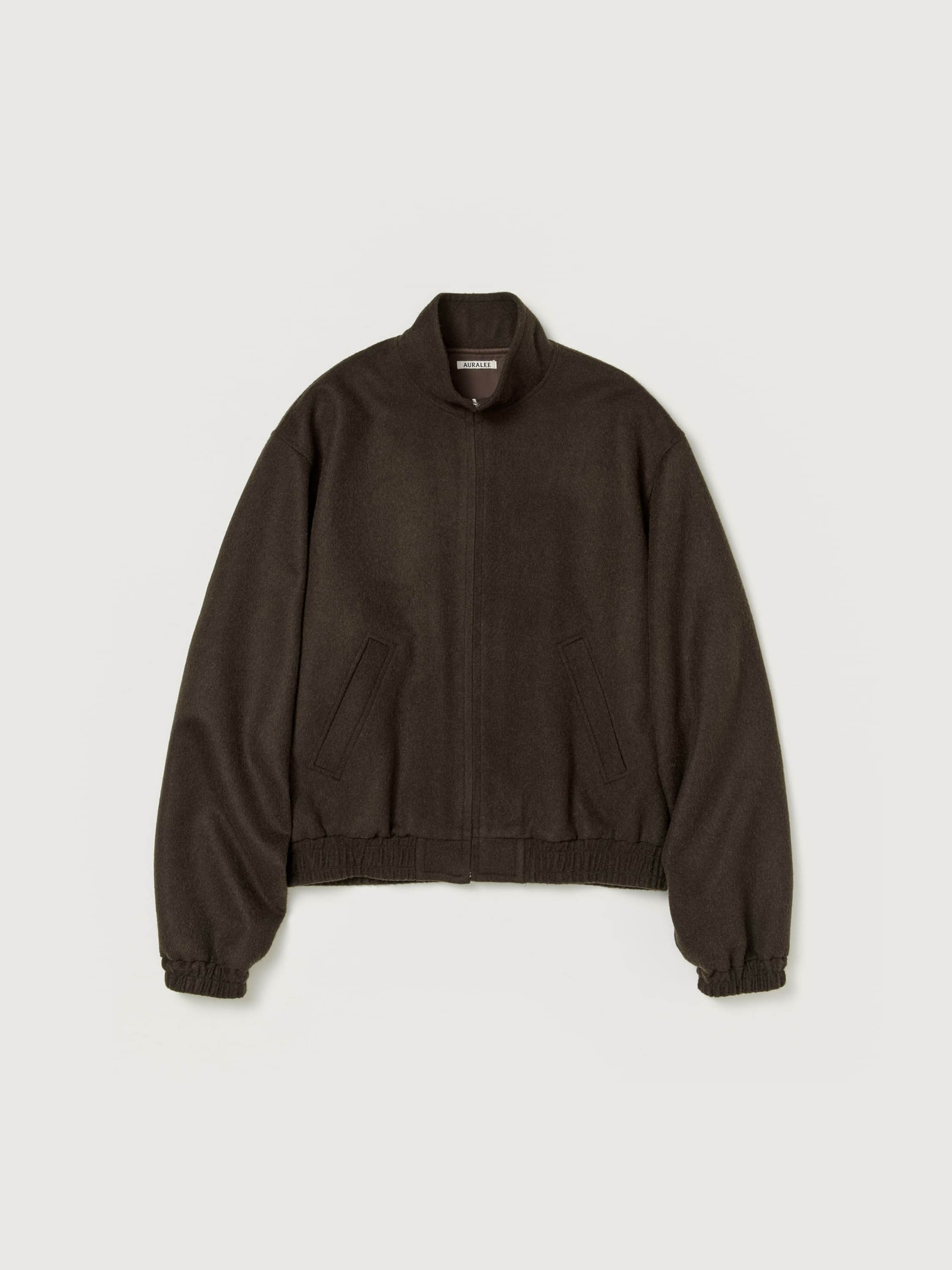 BABY CAMEL FLANNEL ZIP BLOUSON 詳細画像 DARK BROWN 6