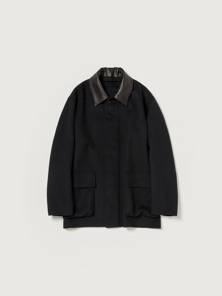 CASHMERE MELTON HAND SEWN BLOUSON