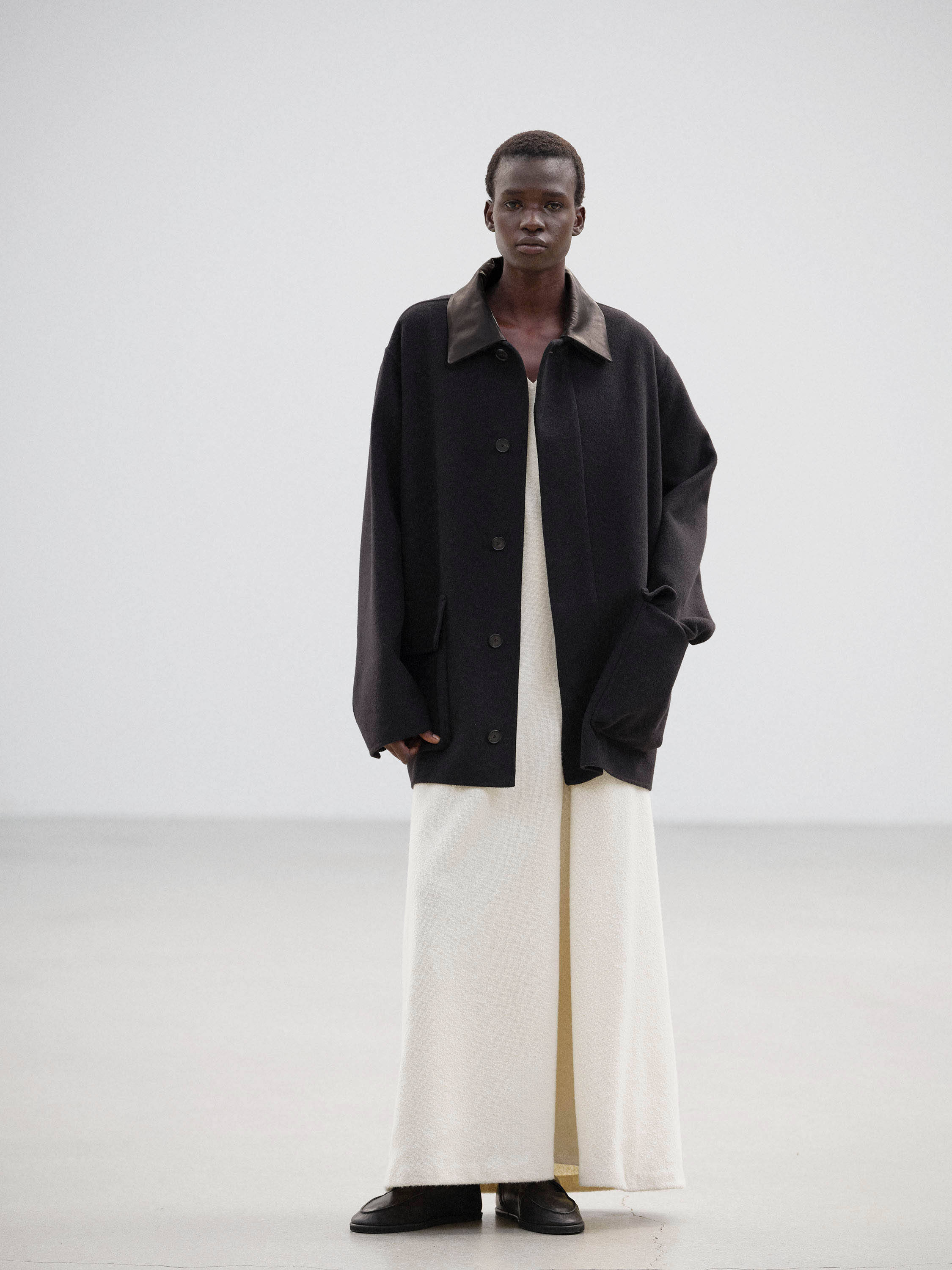 CASHMERE MELTON HAND SEWN BLOUSON 詳細画像 BLACK 1