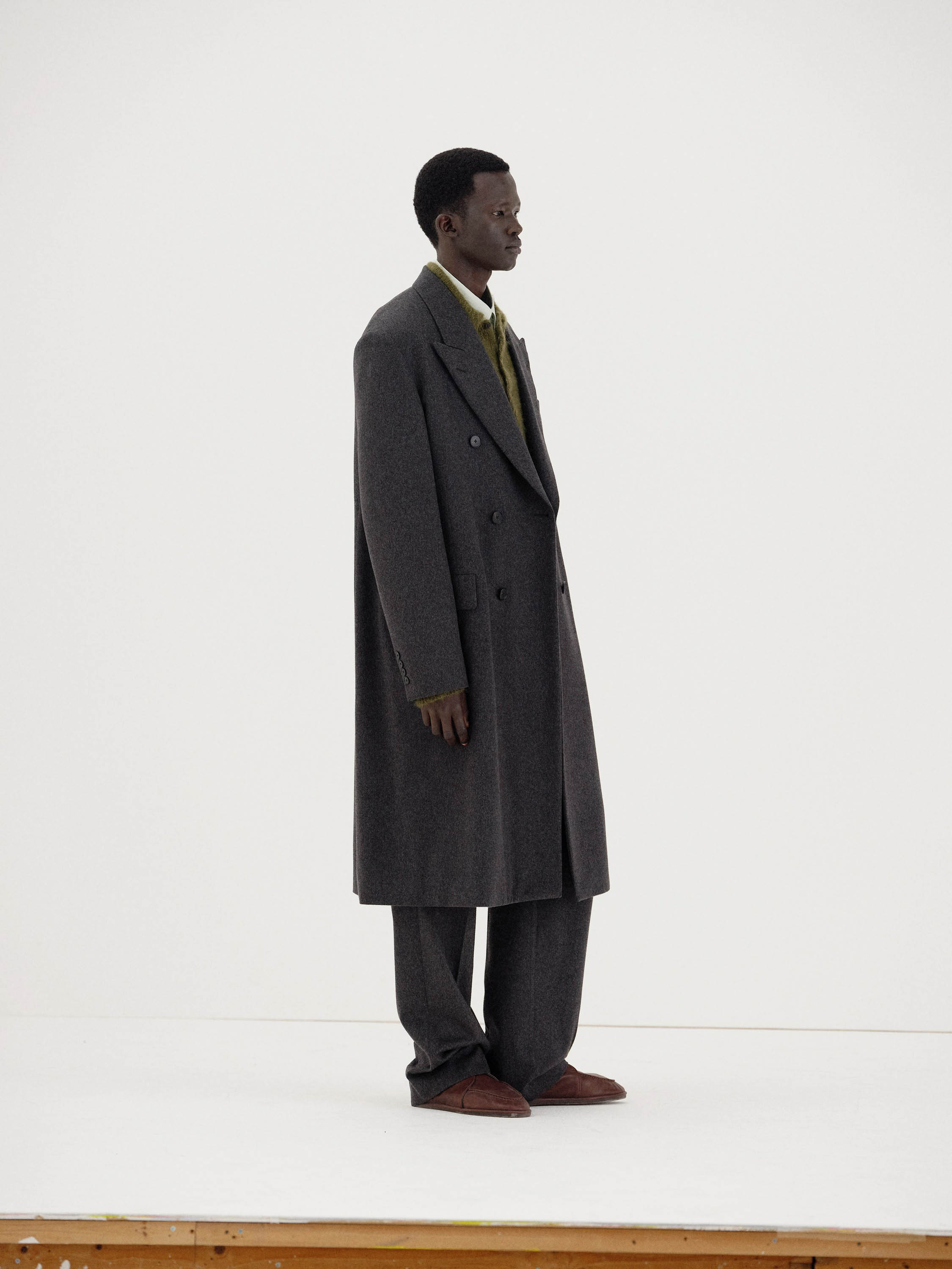 CASHMERE MOLESKIN COAT 詳細画像 TOP CHARCOAL 3