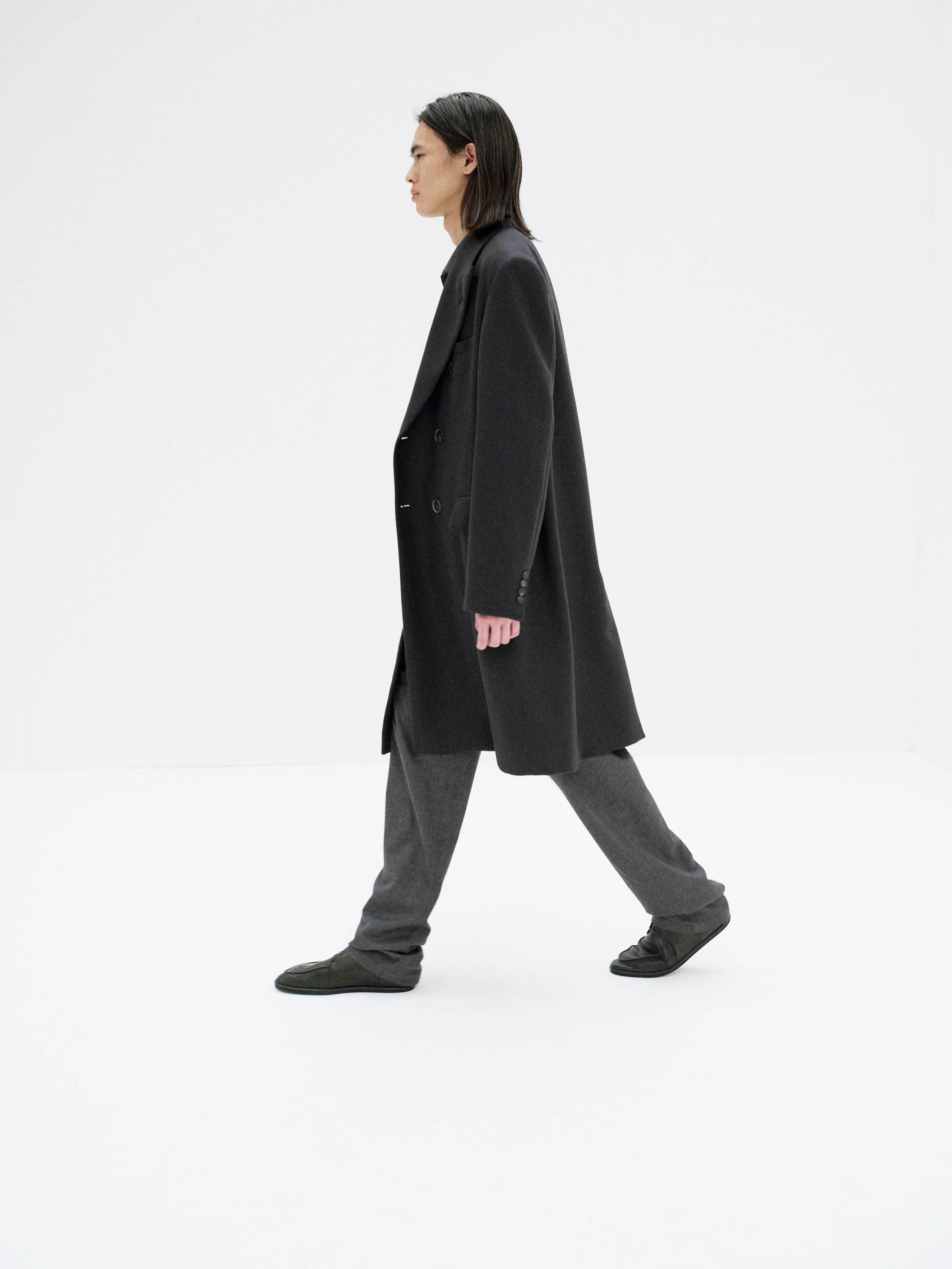 LIGHT MELTON CHESTERFIELD COAT 詳細画像 DARK CHARCOAL 3