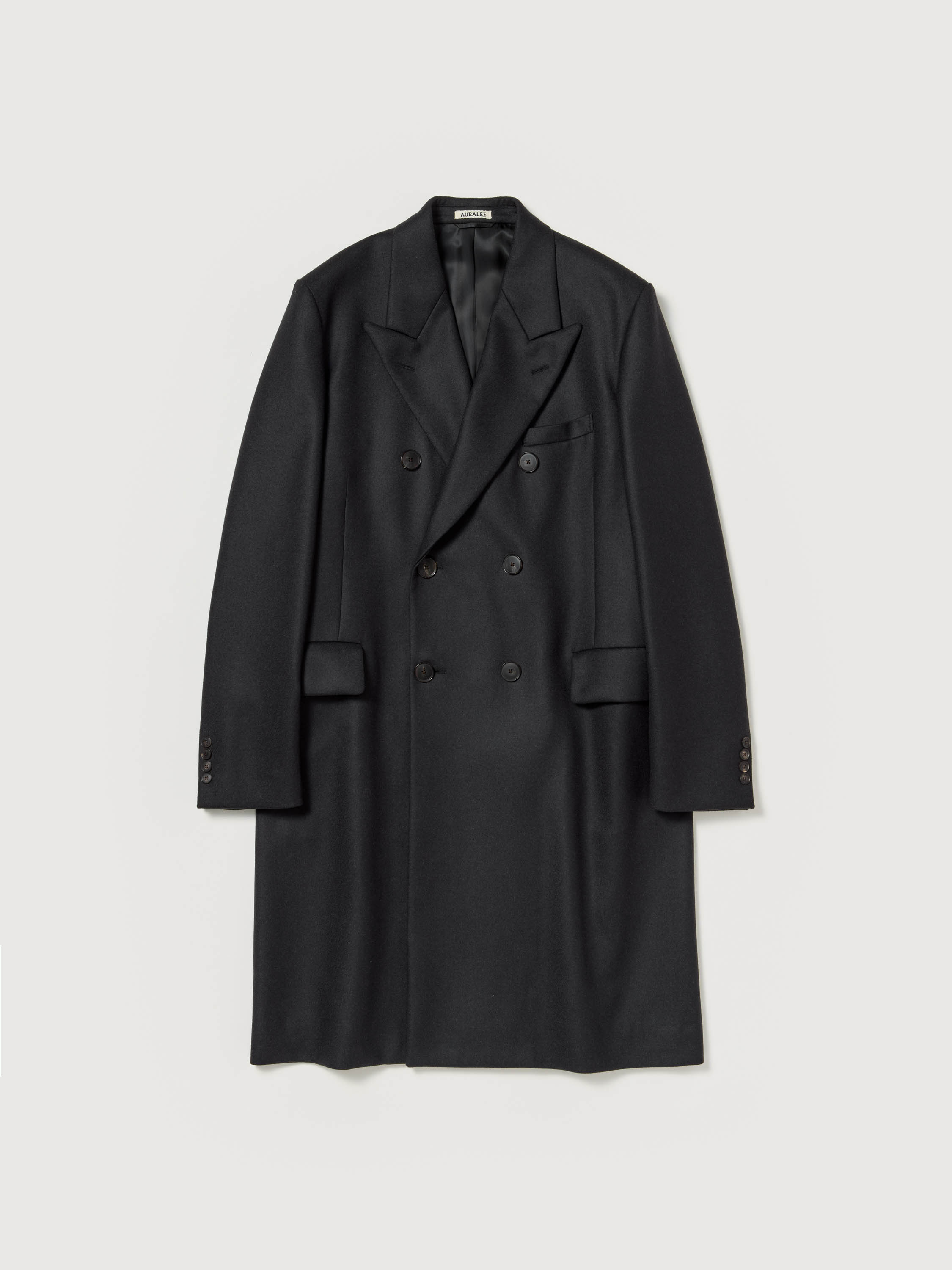 LIGHT MELTON CHESTERFIELD COAT 詳細画像 DARK CHARCOAL 5