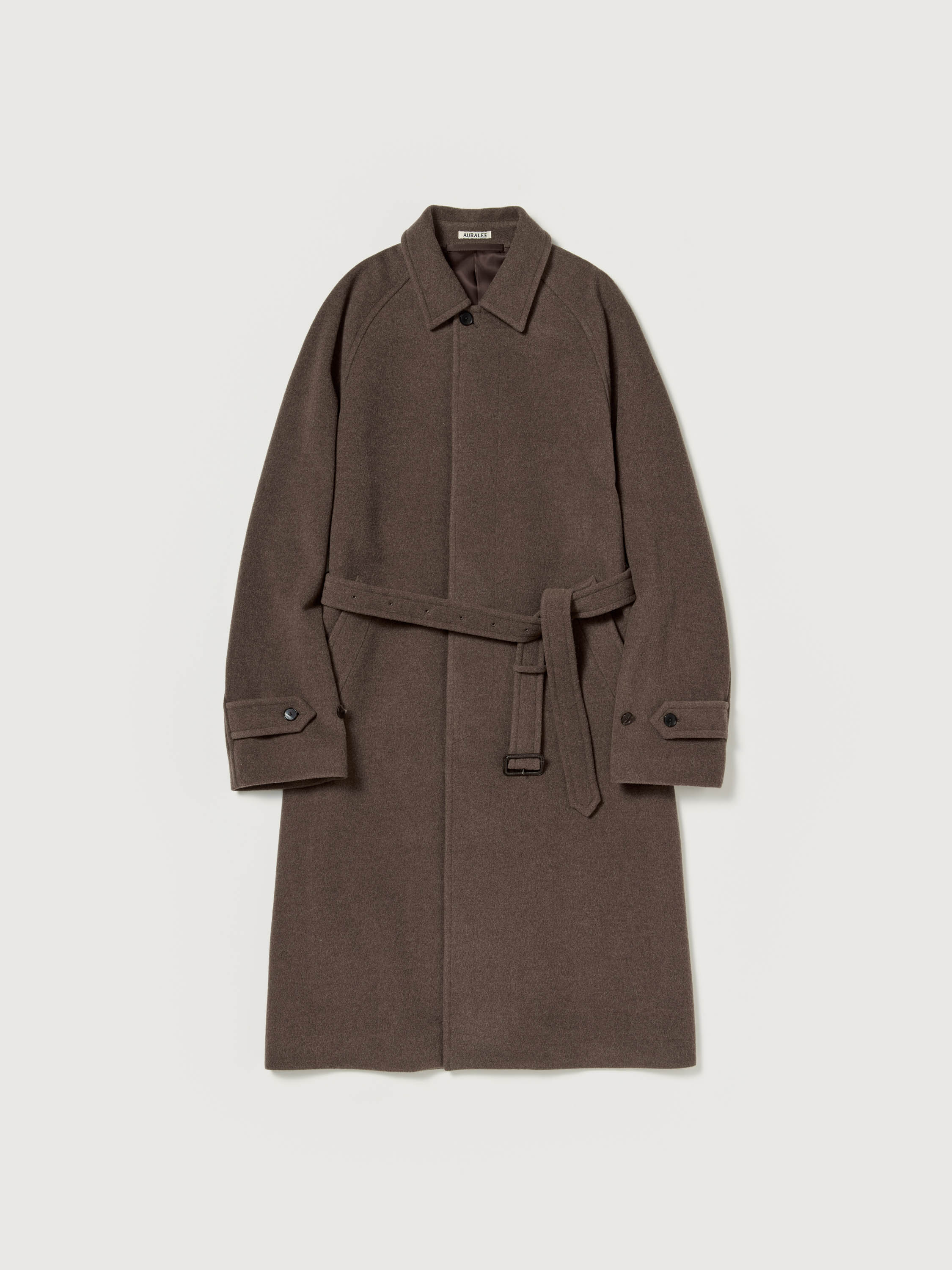 SUPER FINE WOOL MOSSER SOUTIEN COLLAR COAT 詳細画像 TOP BROWN 1