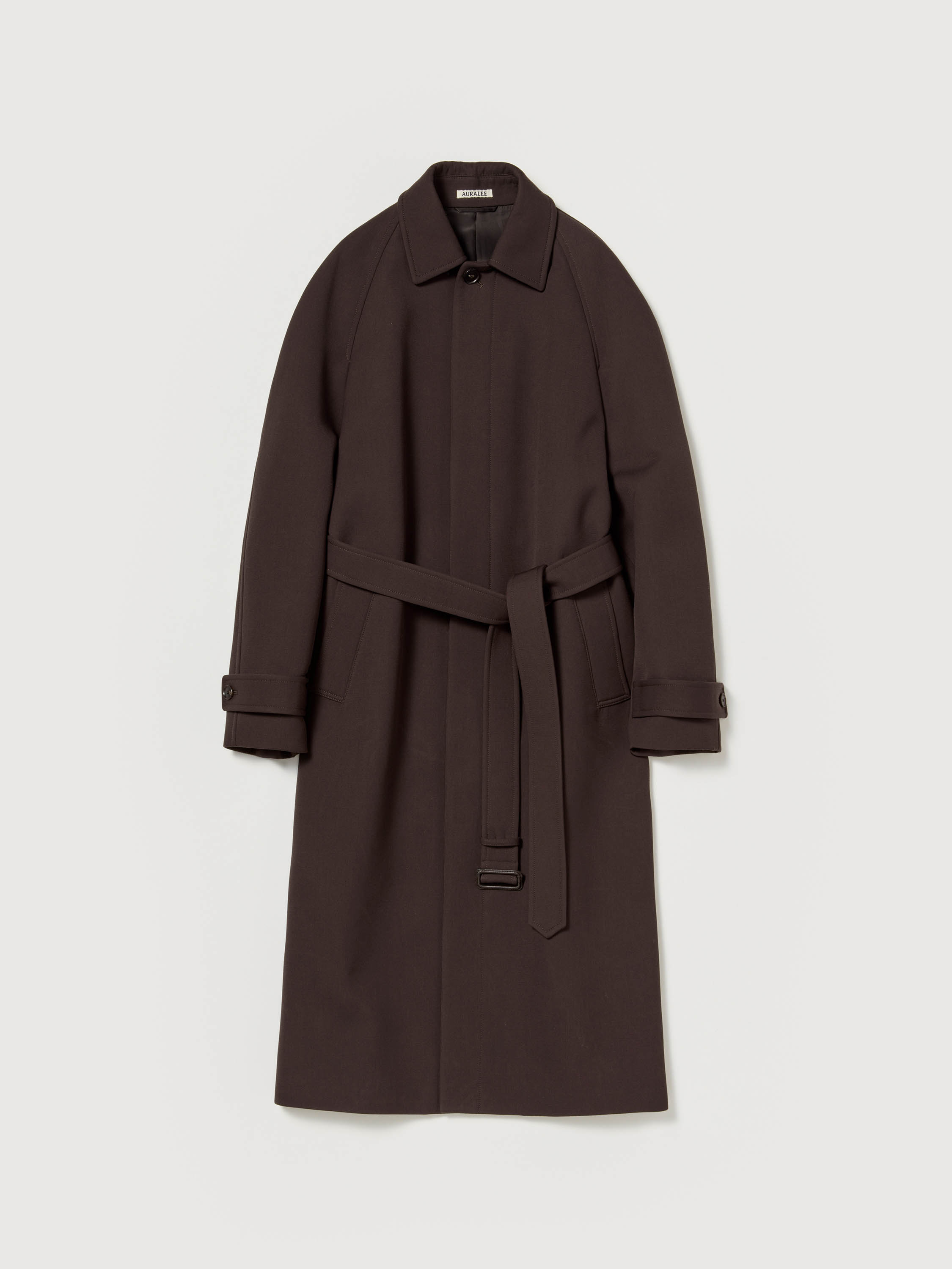 TWISTED DOUBLE CLOTH COAT 詳細画像 DARK BROWN 1