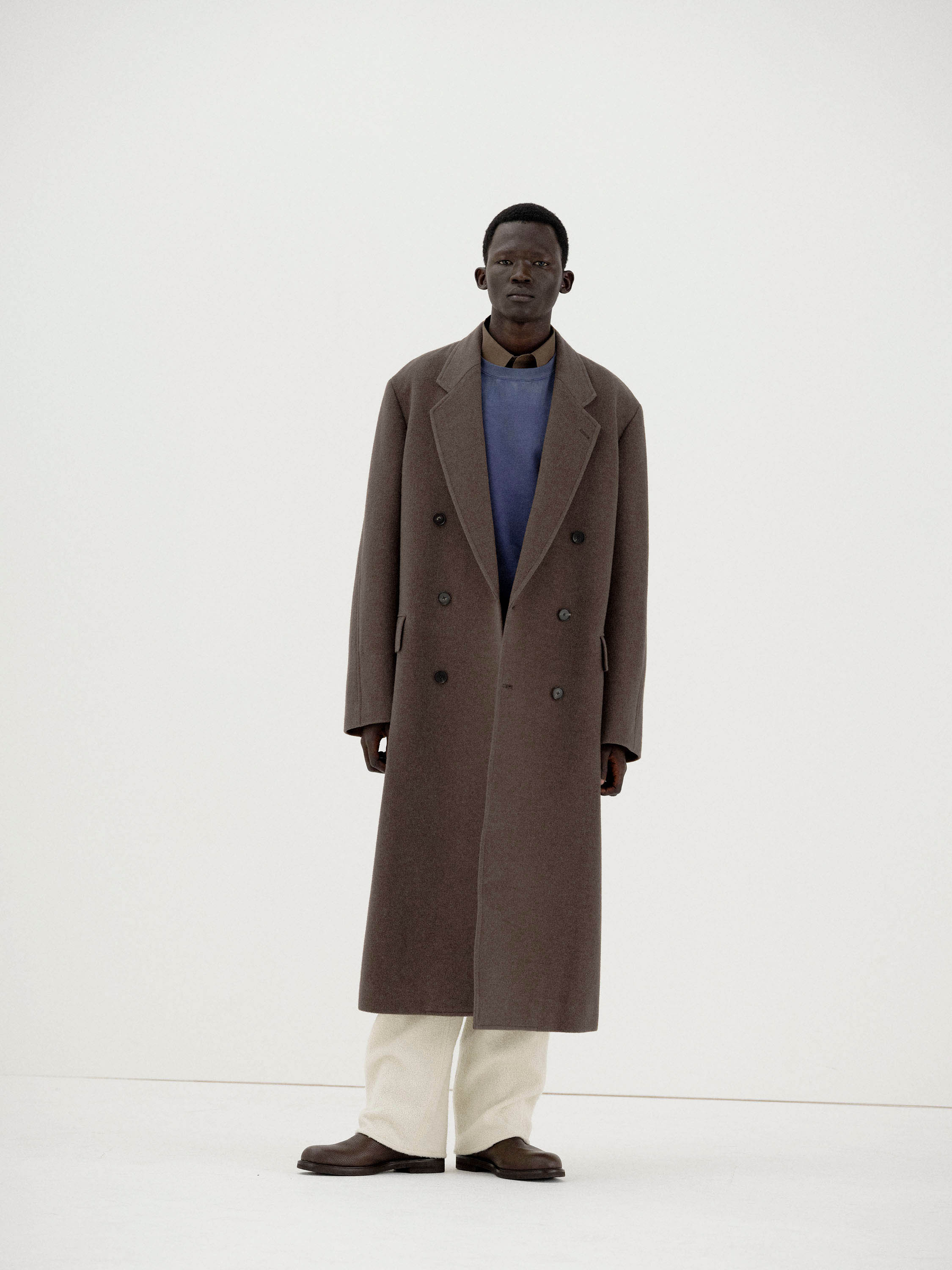 SUPER FINE WOOL MOSSER CHESTERFIELD COAT 詳細画像 TOP BROWN 1