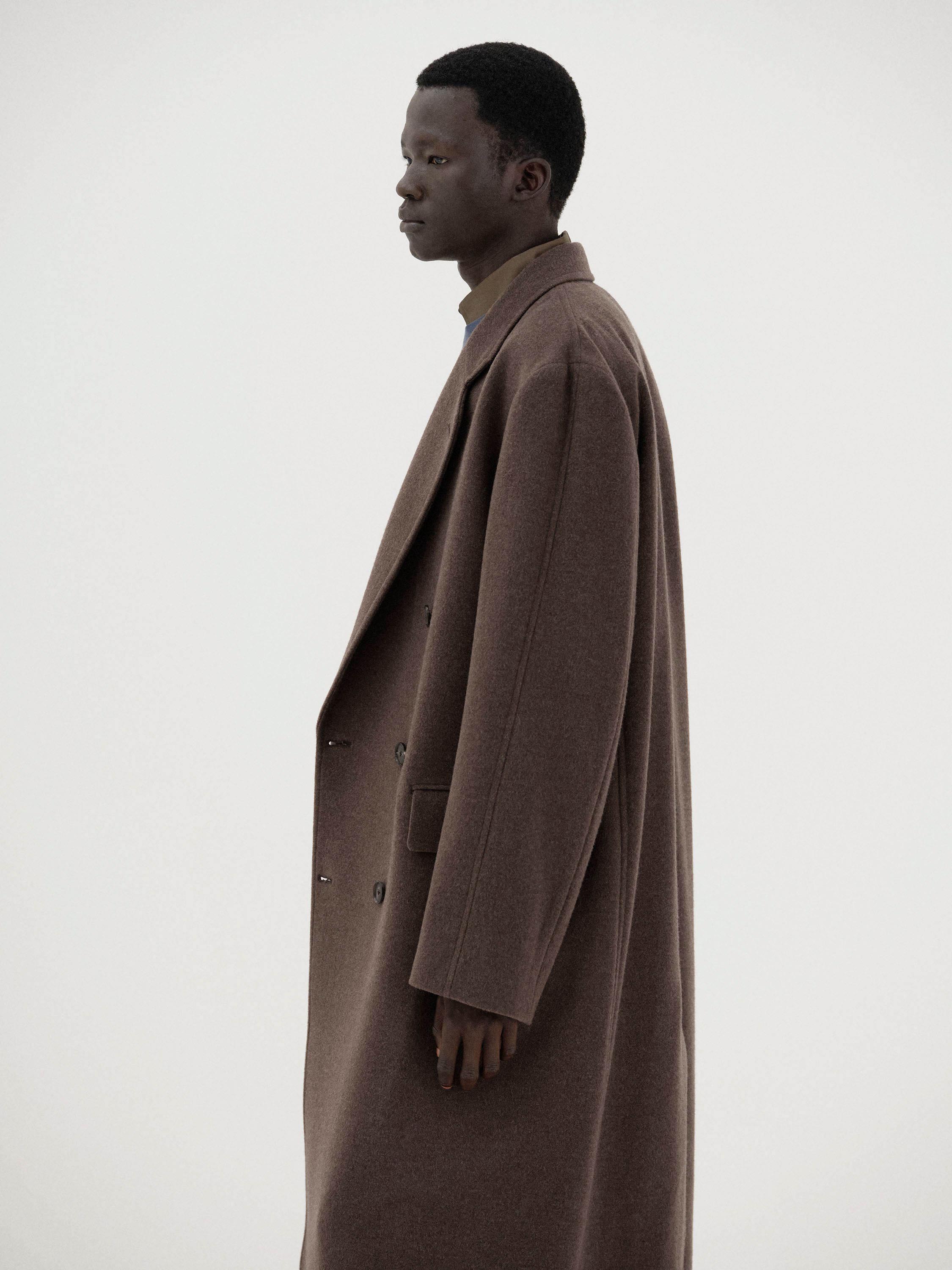 SUPER FINE WOOL MOSSER CHESTERFIELD COAT 詳細画像 TOP BROWN 2