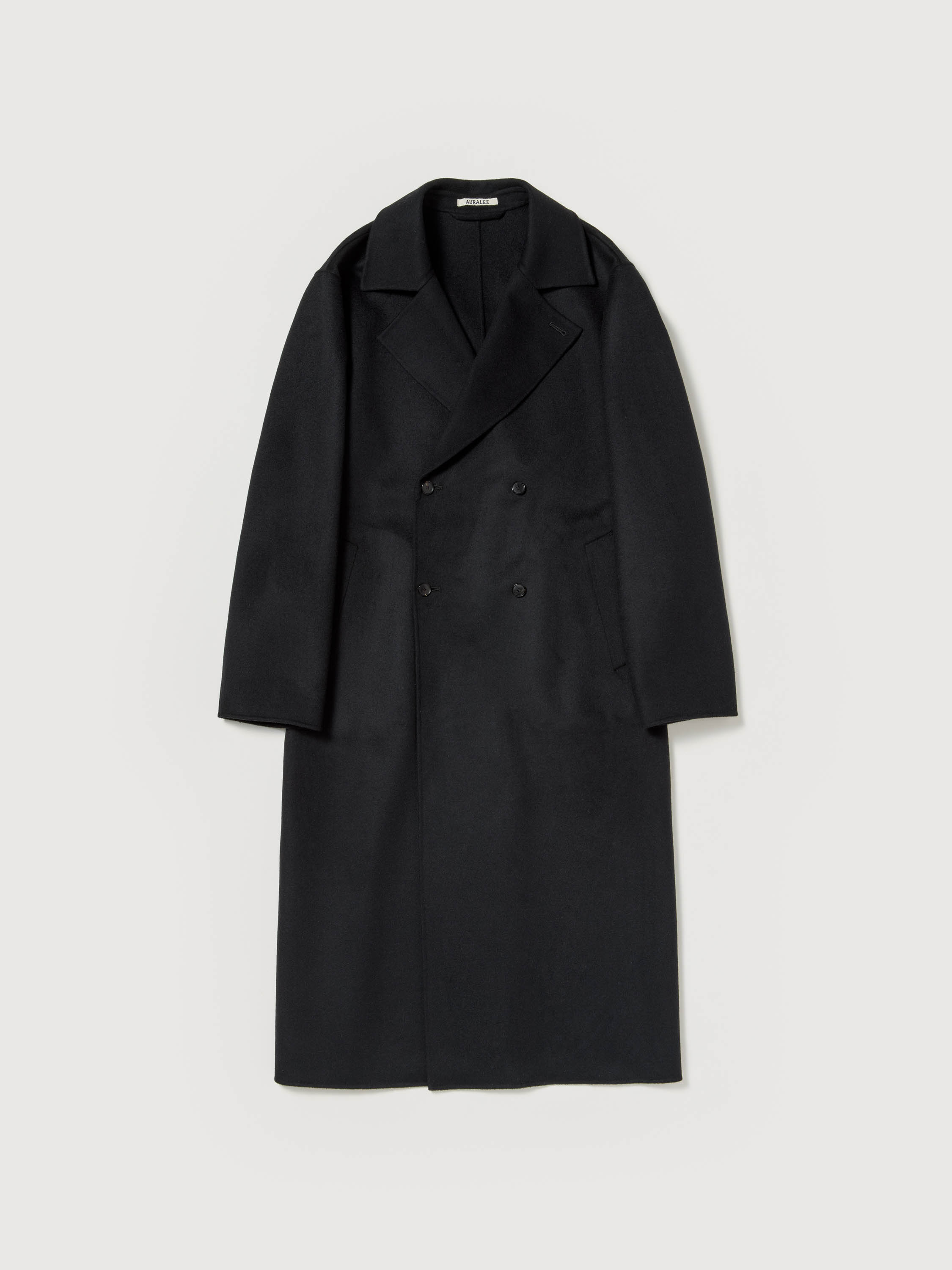 CASHMERE MELTON HAND SEWN COAT 詳細画像 BLACK 6