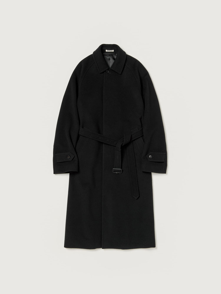 SUPER FINE WOOL MOSSER SOUTIEN COLLAR COAT