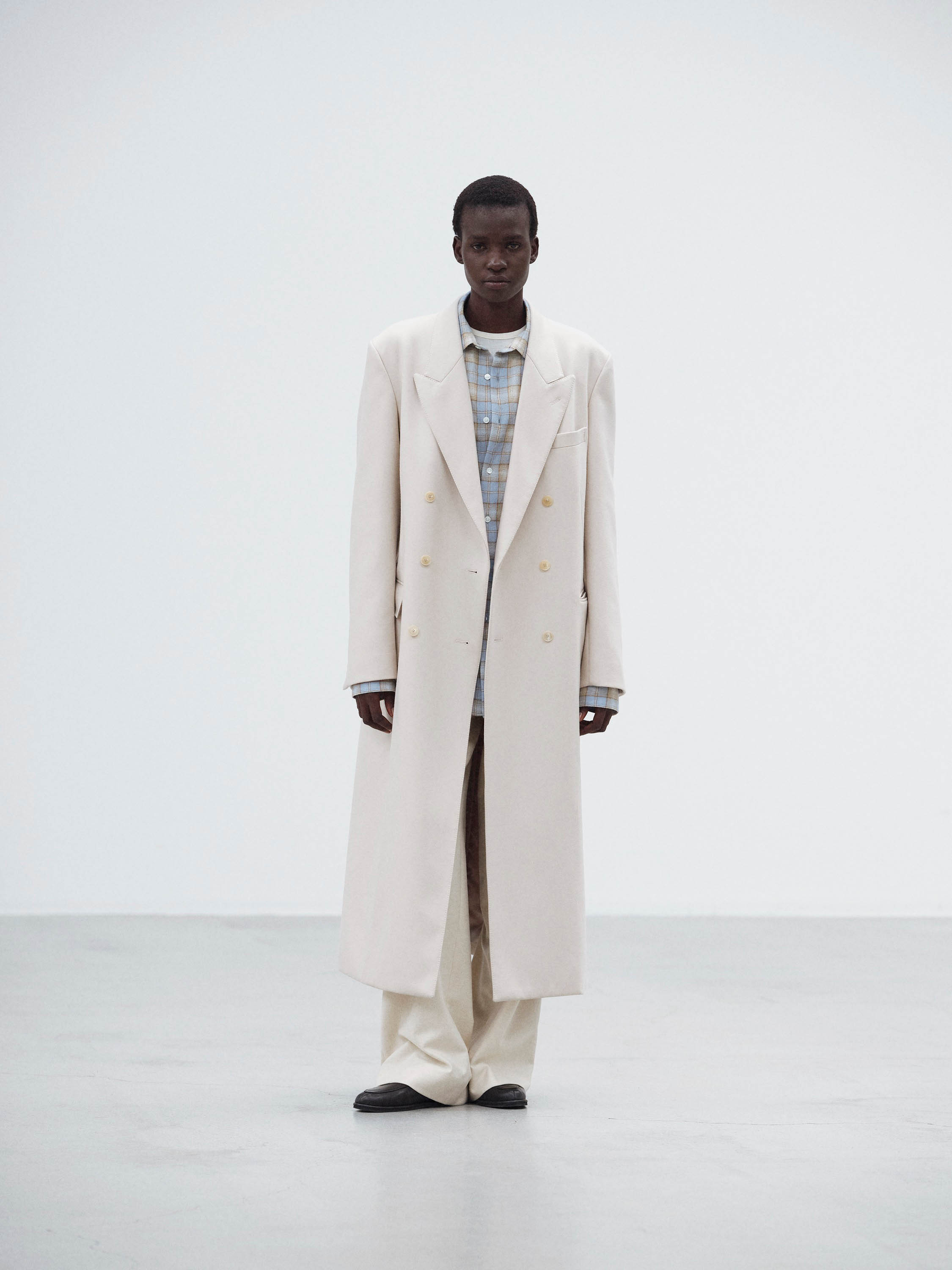 LIGHT MELTON CHESTERFIELD COAT 詳細画像 CREAM BEIGE 1