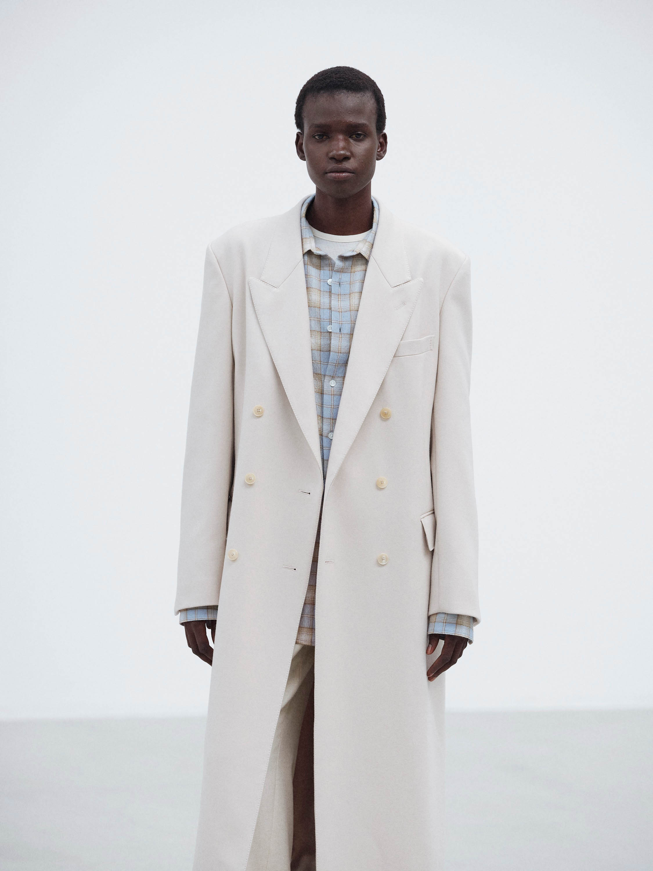 LIGHT MELTON CHESTERFIELD COAT 詳細画像 CREAM BEIGE 2