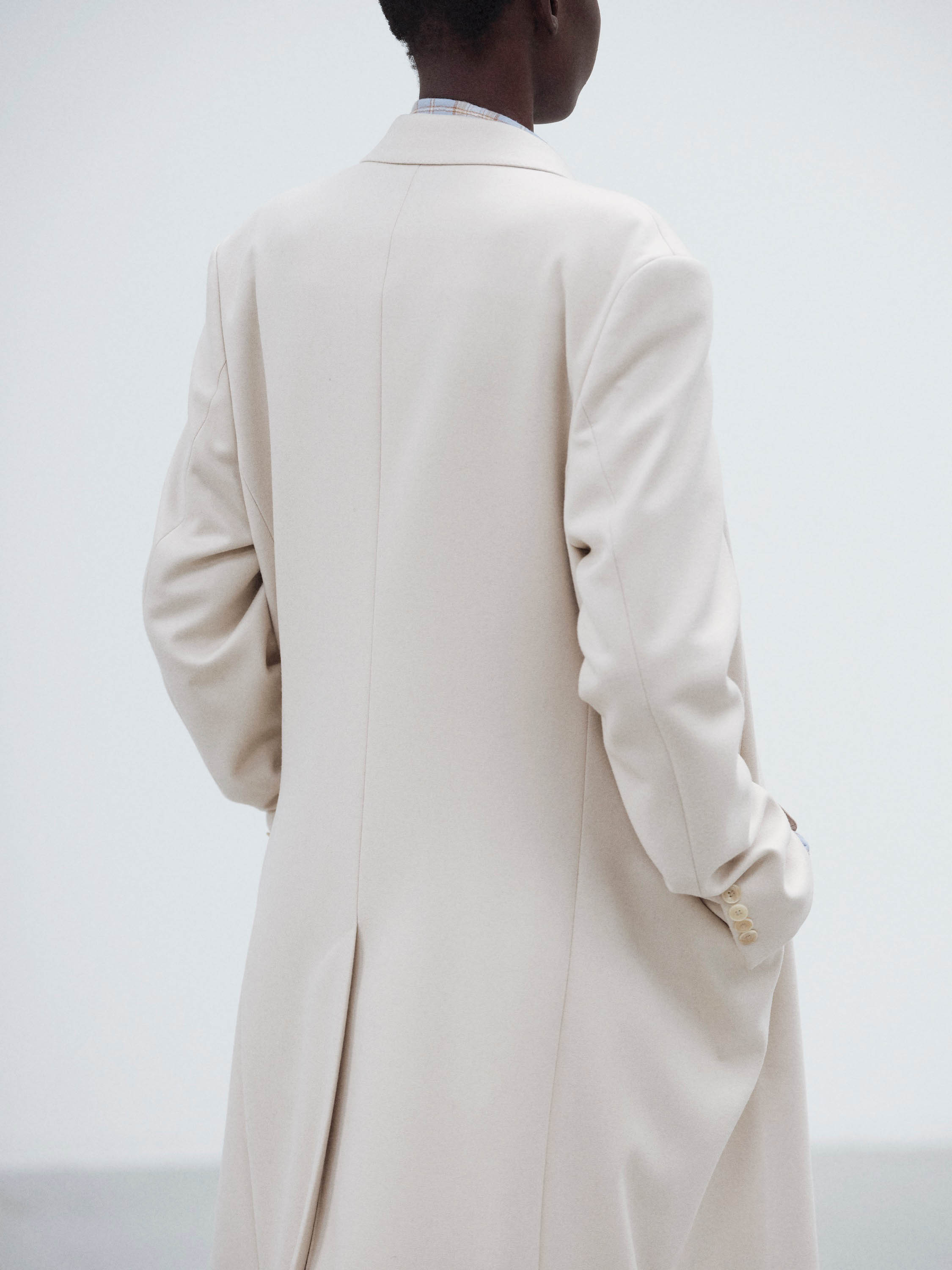 LIGHT MELTON CHESTERFIELD COAT 詳細画像 CREAM BEIGE 3