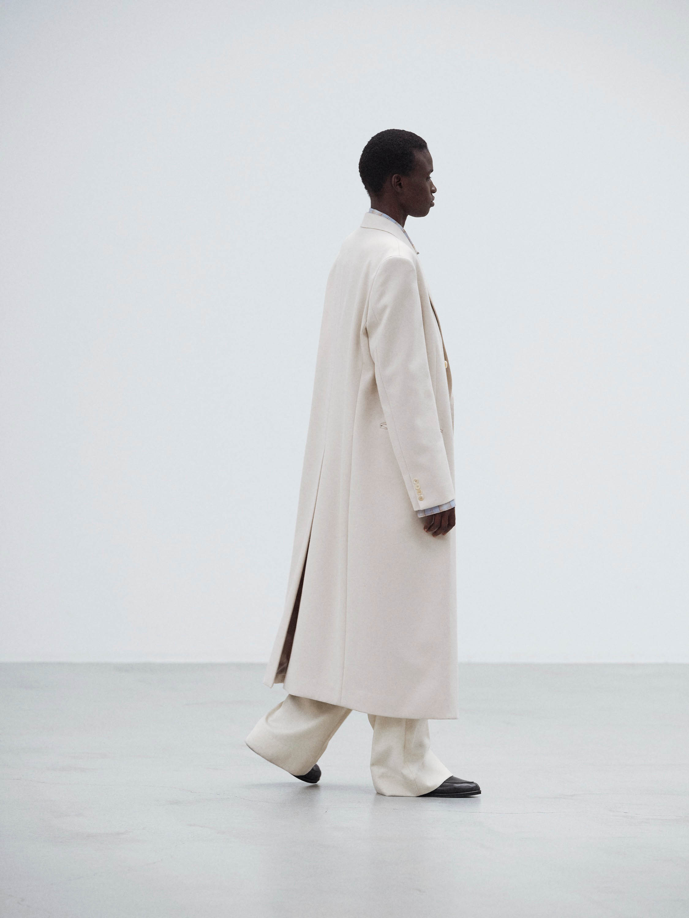 LIGHT MELTON CHESTERFIELD COAT 詳細画像 CREAM BEIGE 5