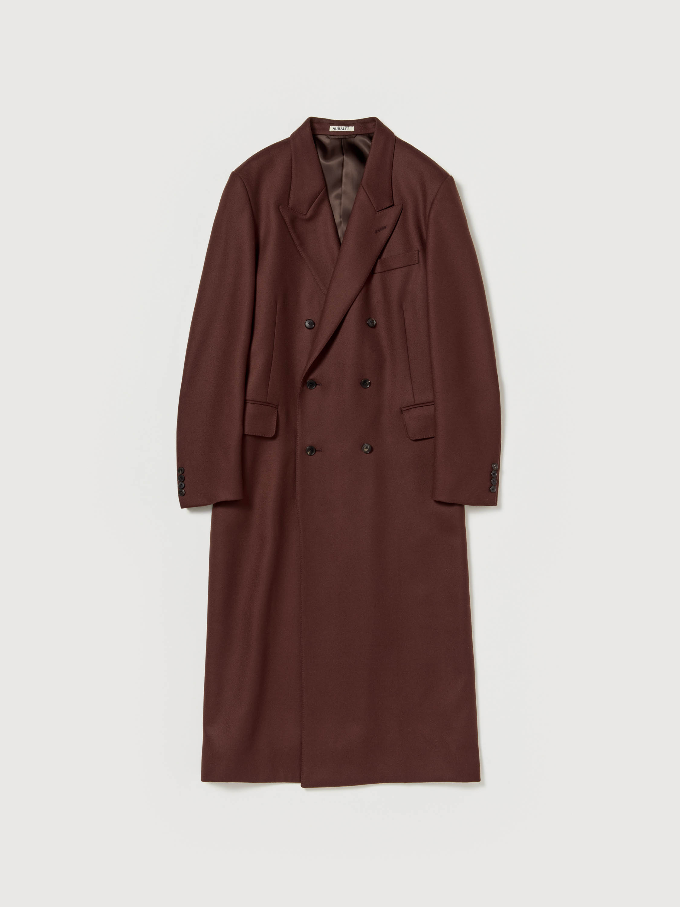 LIGHT MELTON CHESTERFIELD COAT 詳細画像 BORDEAUX 1