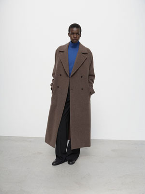 SUPER FINE WOOL MOSSER CHESTERFIELD COAT