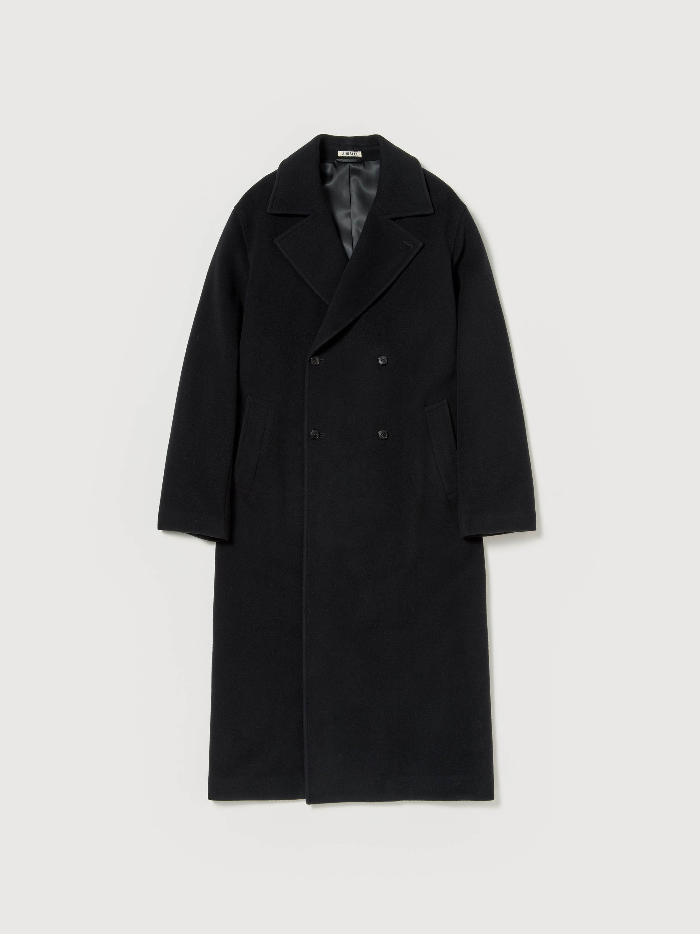 SUPER FINE WOOL MOSSER CHESTERFIELD COAT 詳細画像 BLACK 1