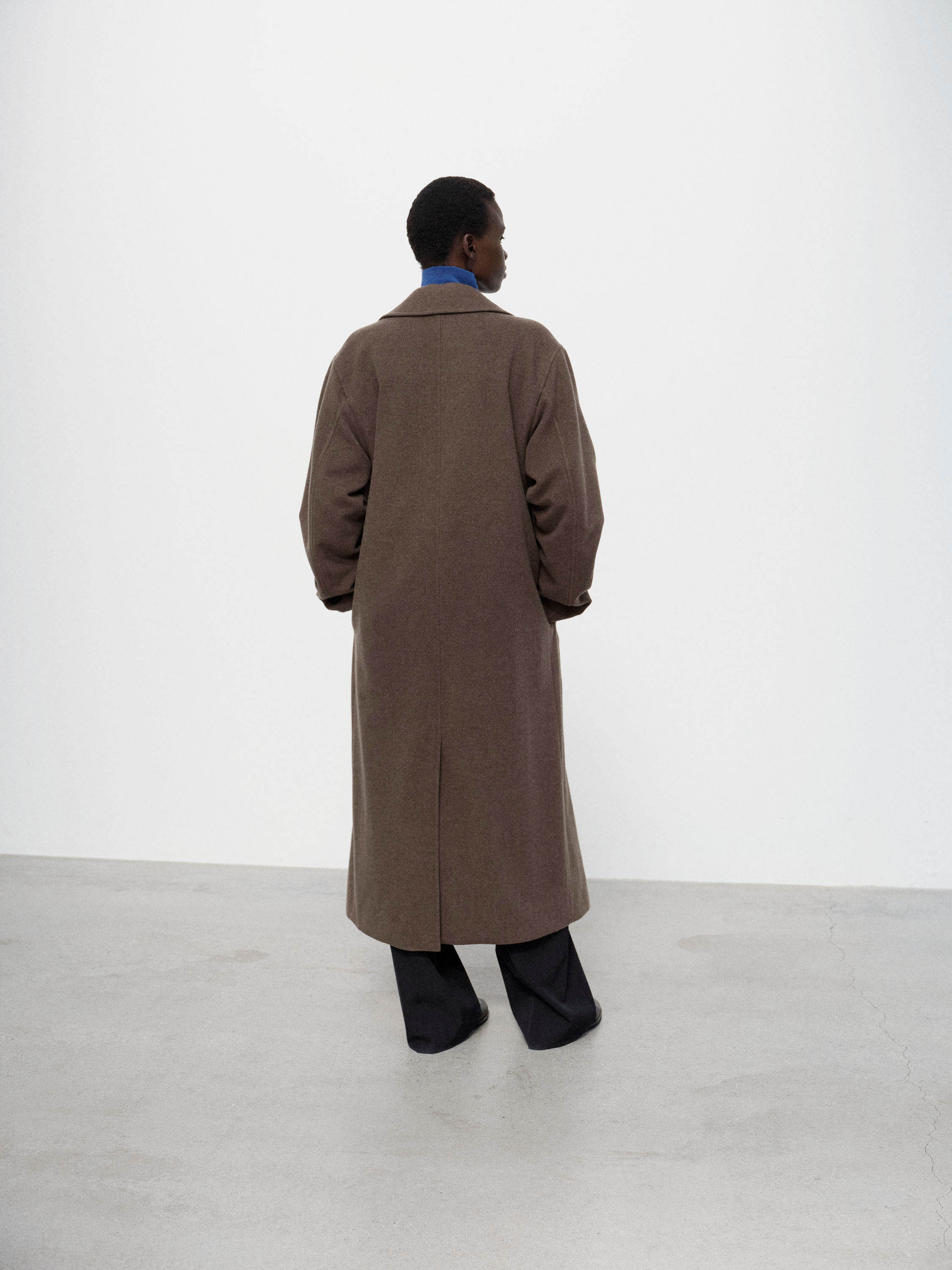 SUPER FINE WOOL MOSSER CHESTERFIELD COAT 詳細画像 TOP BROWN 5