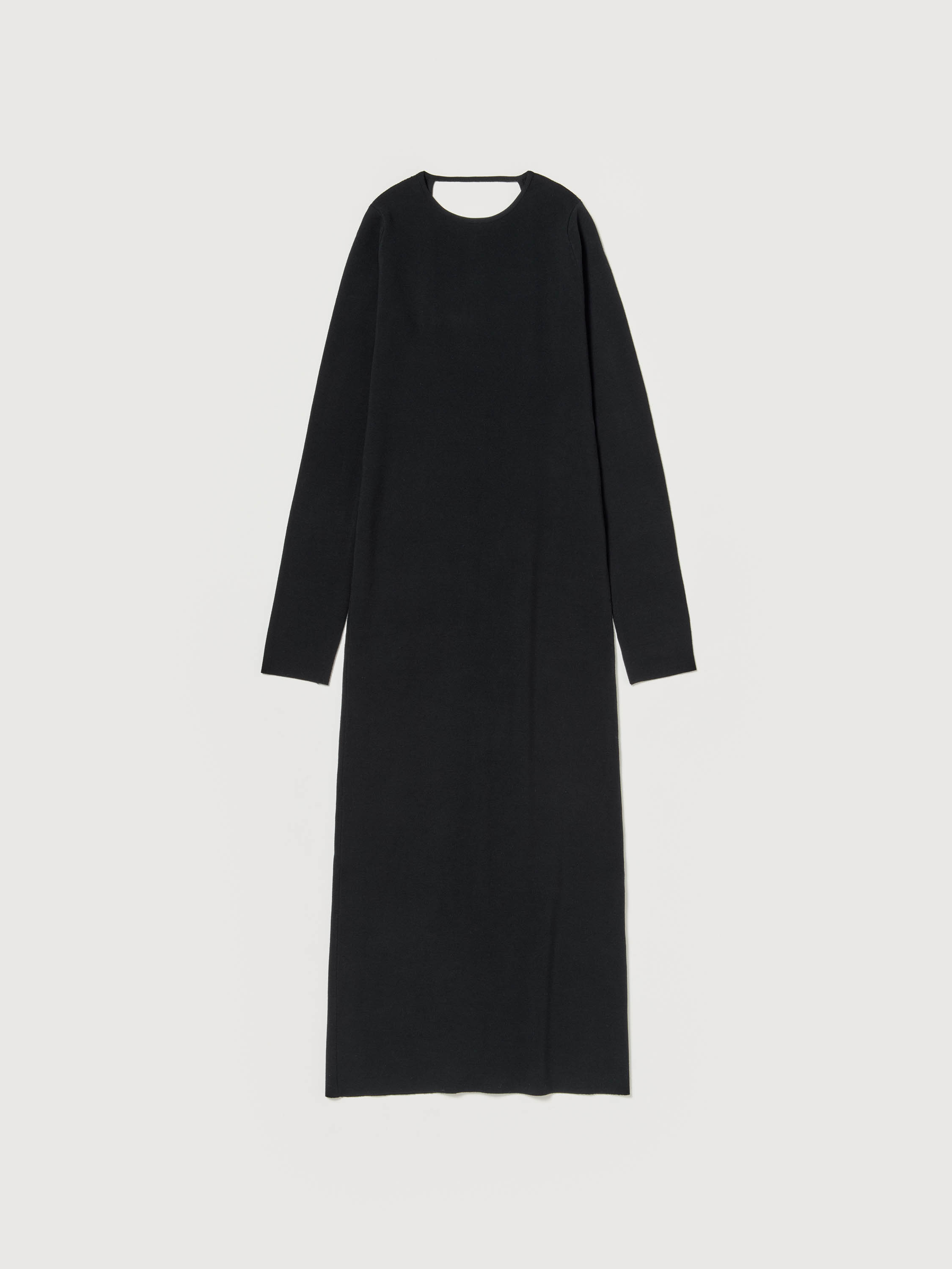 WOOL STRETCH DOUBLE FACE KNIT DRESS 詳細画像 BLACK 6