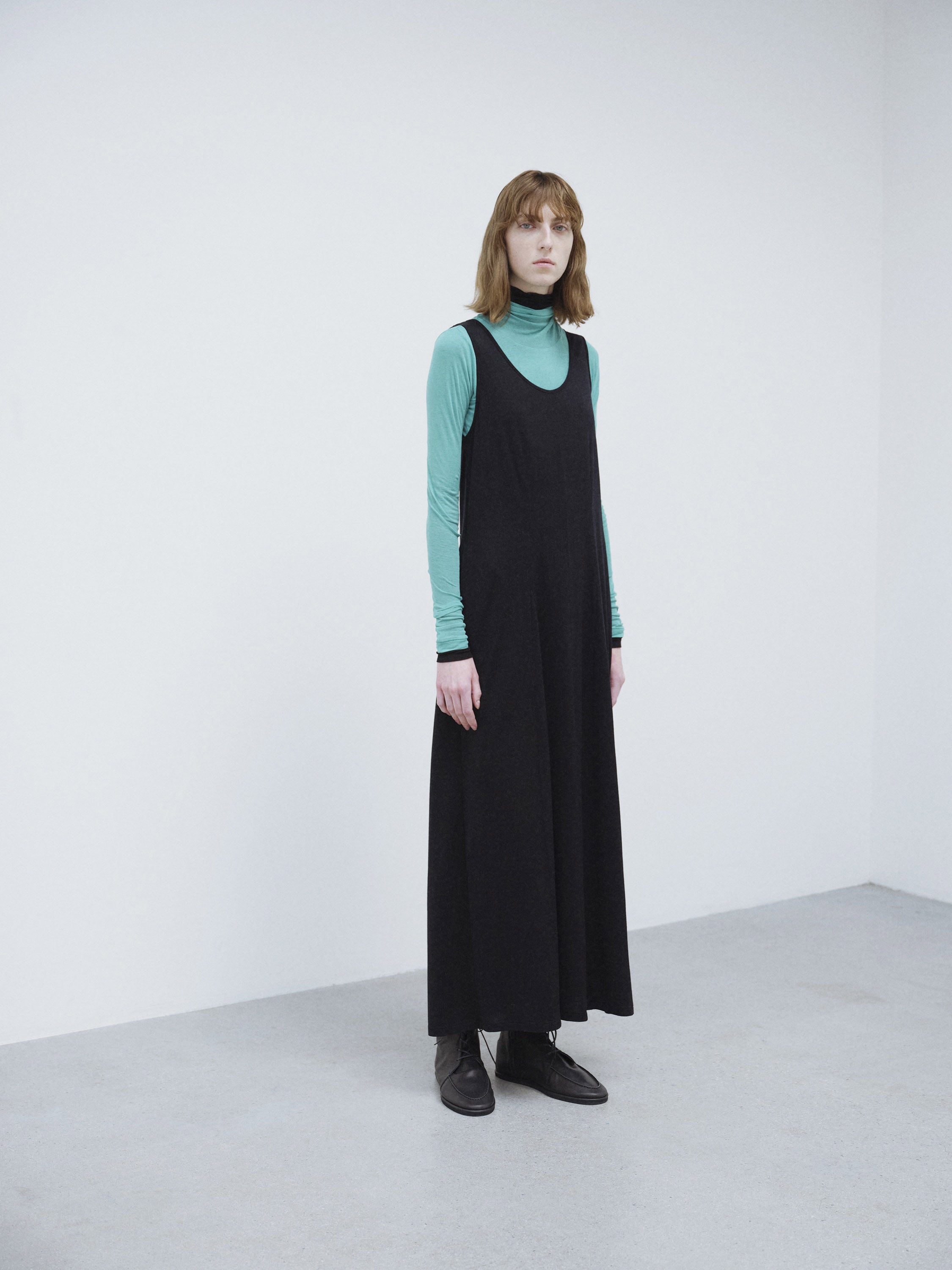 WOOL SOFT JERSEY DRESS 詳細画像 BLACK 1
