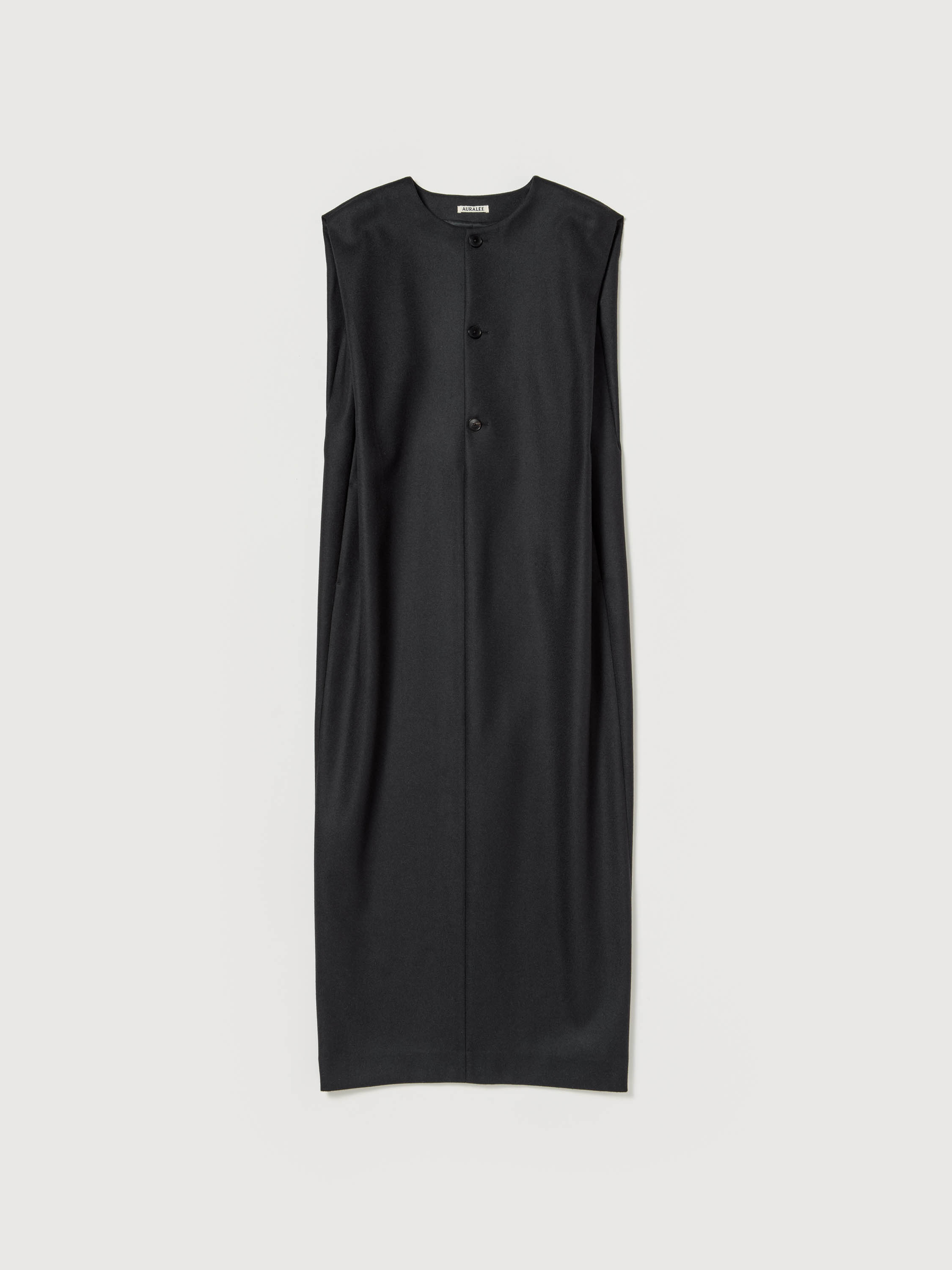 LIGHT MELTON SLEEVELESS DRESS 詳細画像 DARK CHARCOAL 6
