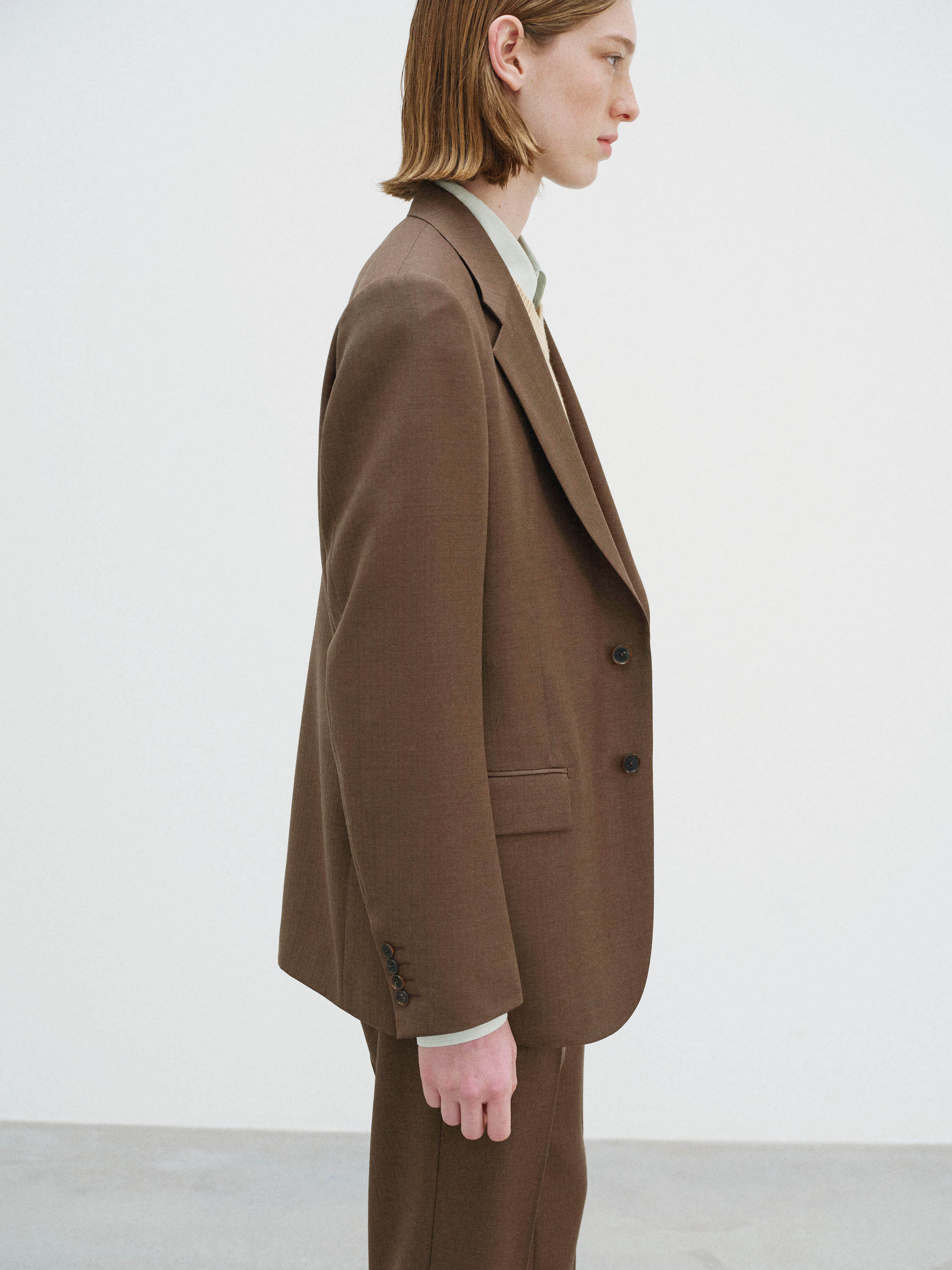 BLUEFACED WOOL JACKET 詳細画像 BROWN RED STRIPE 3