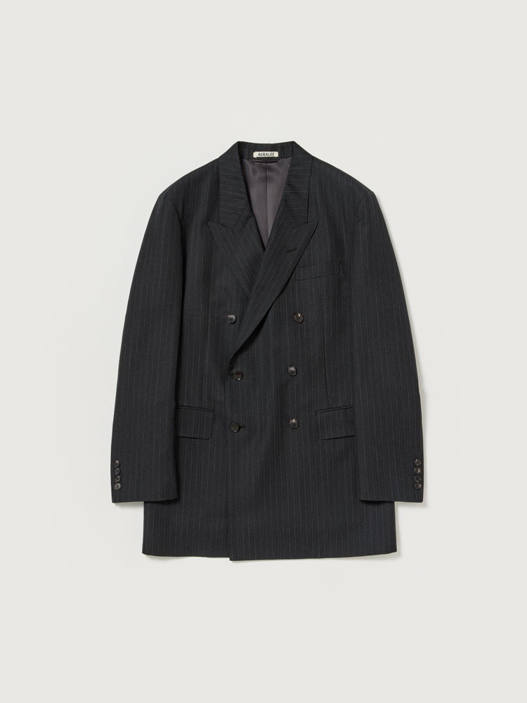 BLUEFACED WOOL DOUBLE-BREASTED JACKET